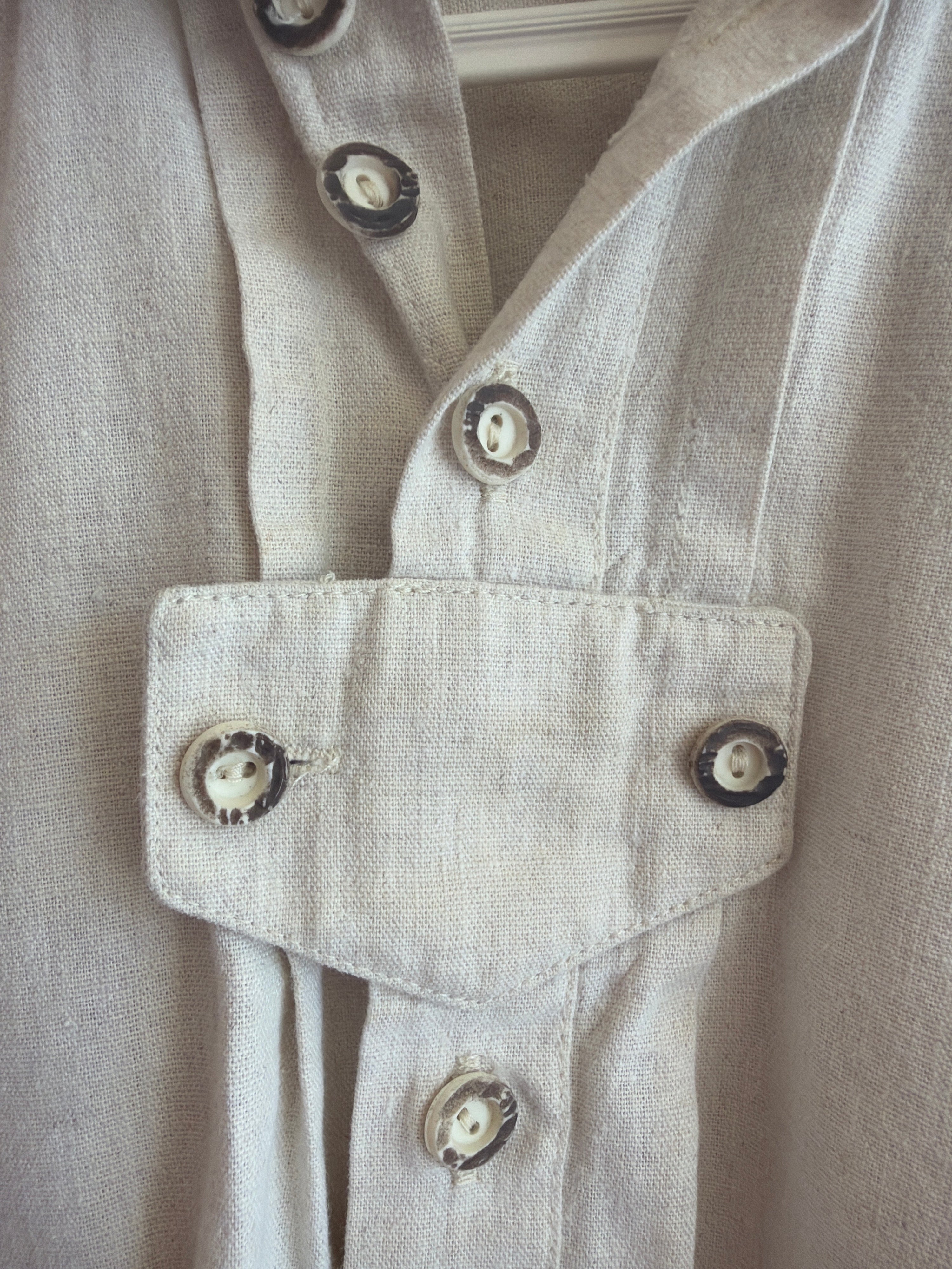 vintage German St. Peter natural Trachten Shirt / 5