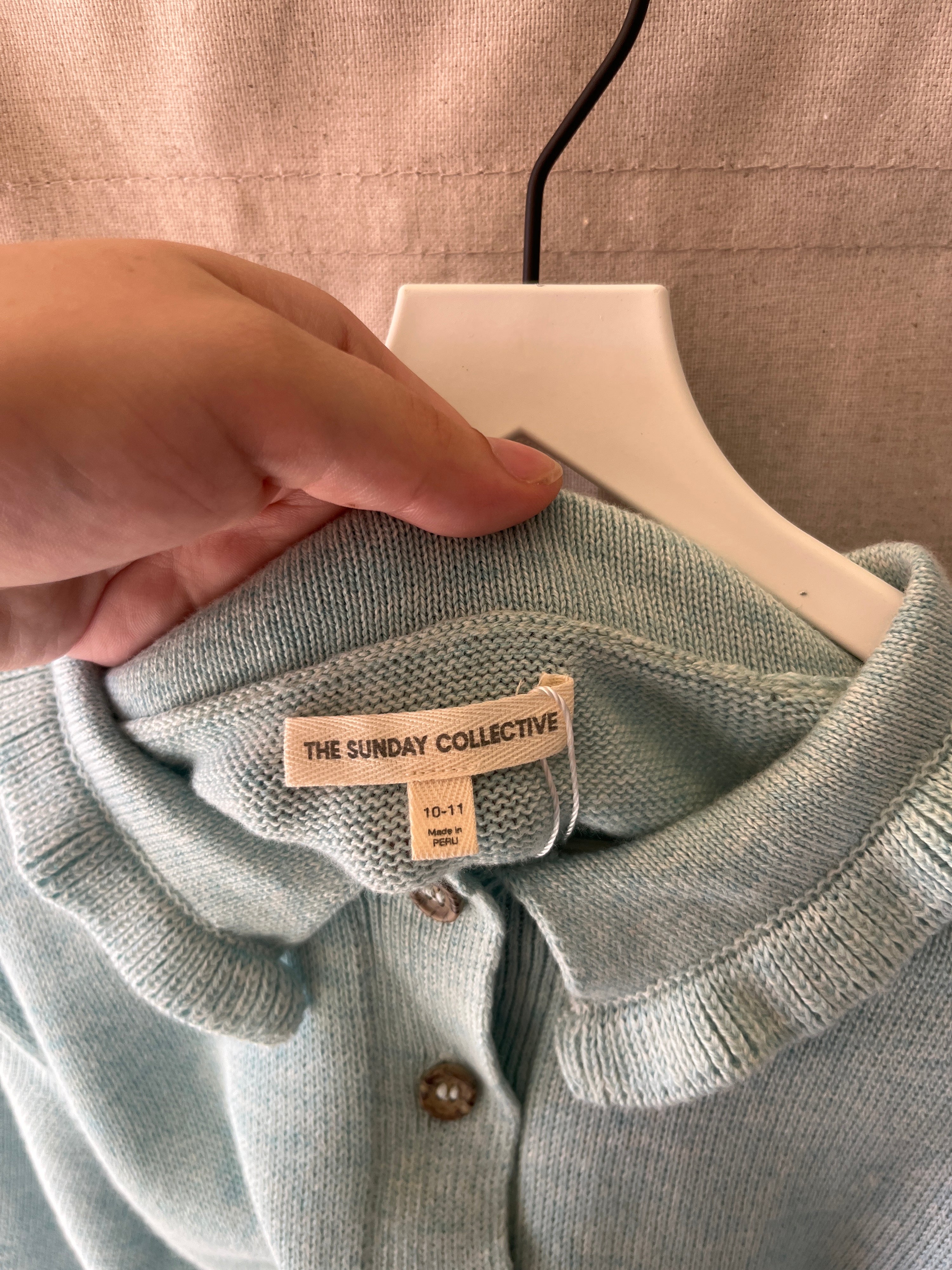 The Sunday Collective Aqua Sweater / 10-11