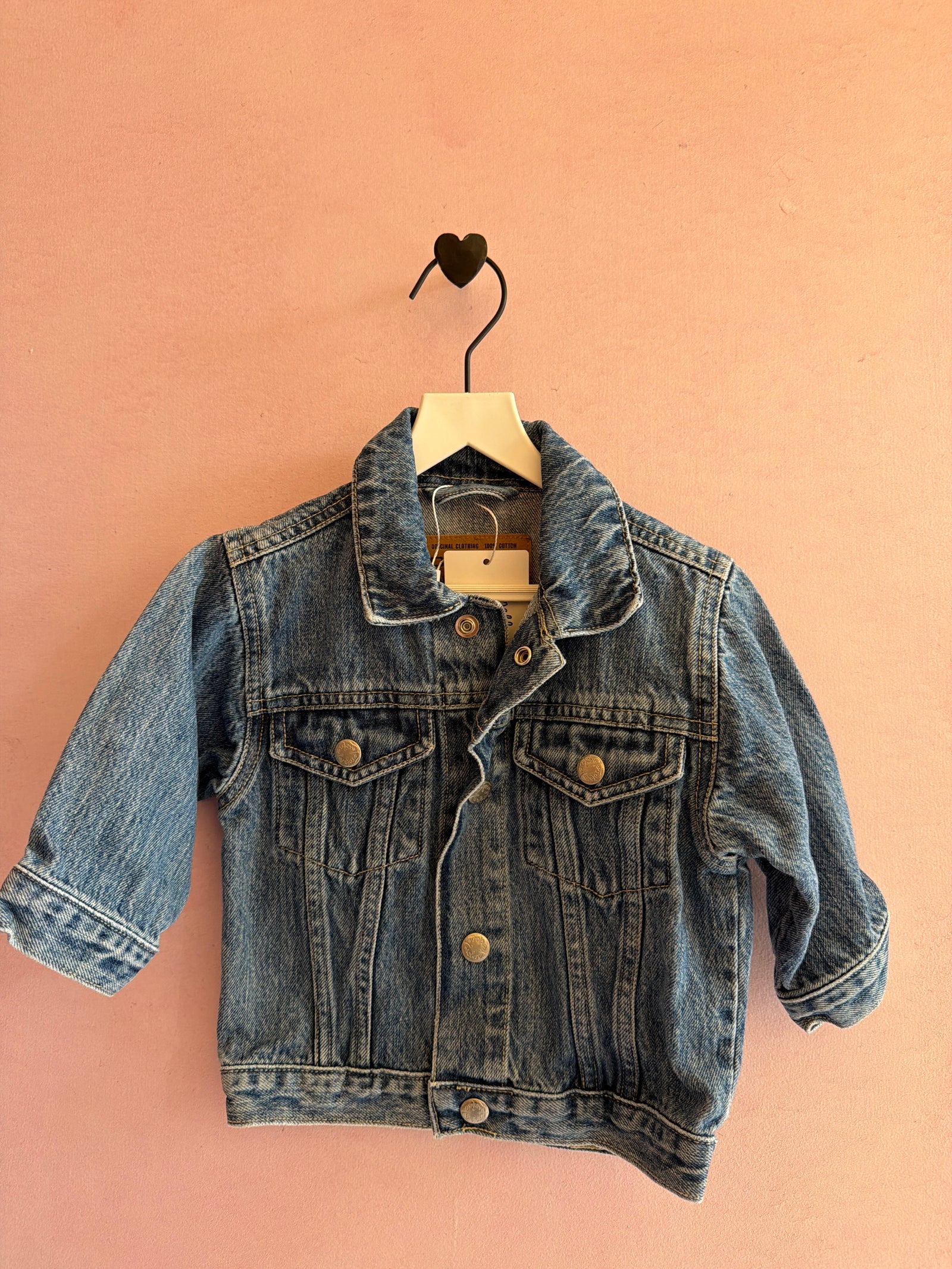 vintage July 1996 Oshkosh Denim Denim Jacket / 12 months