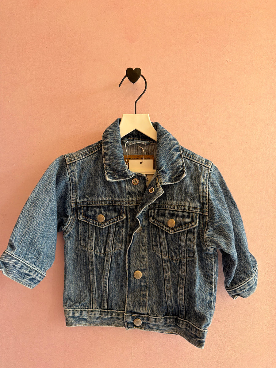 vintage July 1996 Oshkosh Denim Denim Jacket / 12 months