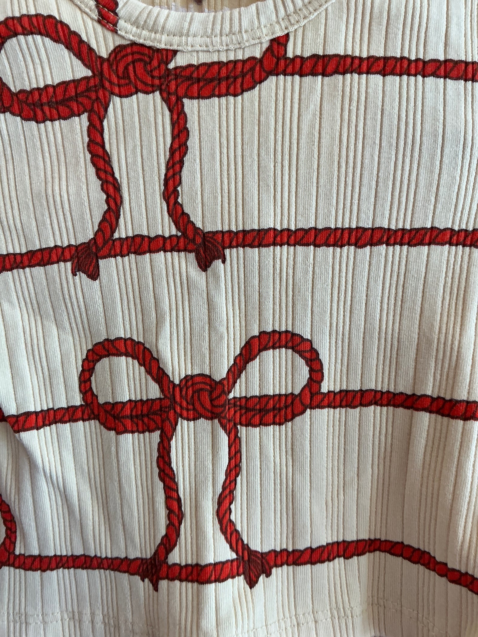 Mini Rodini Rope Bow 2 Piece Set / 1-4 months