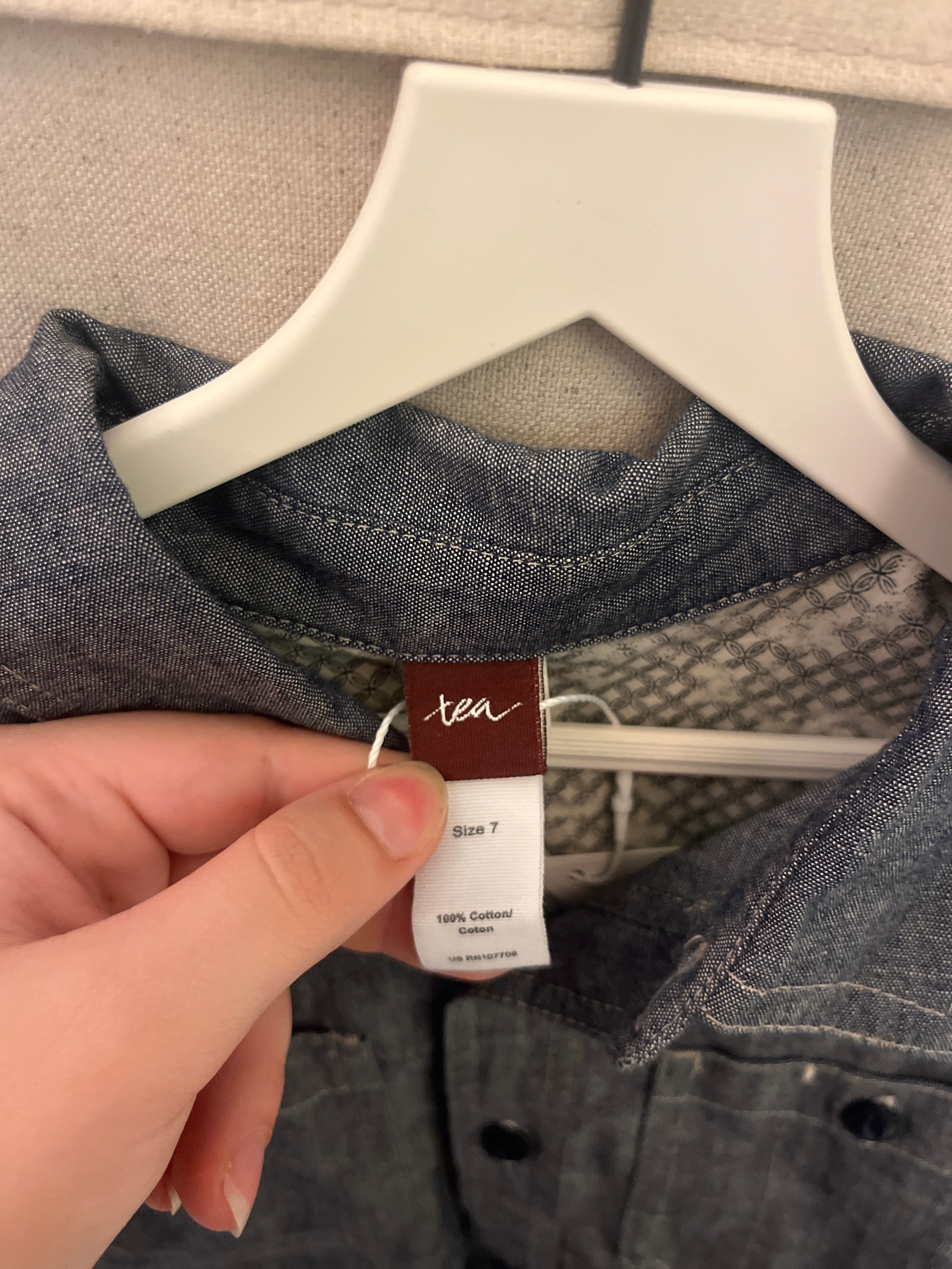 tea Chambray Shirt / 7