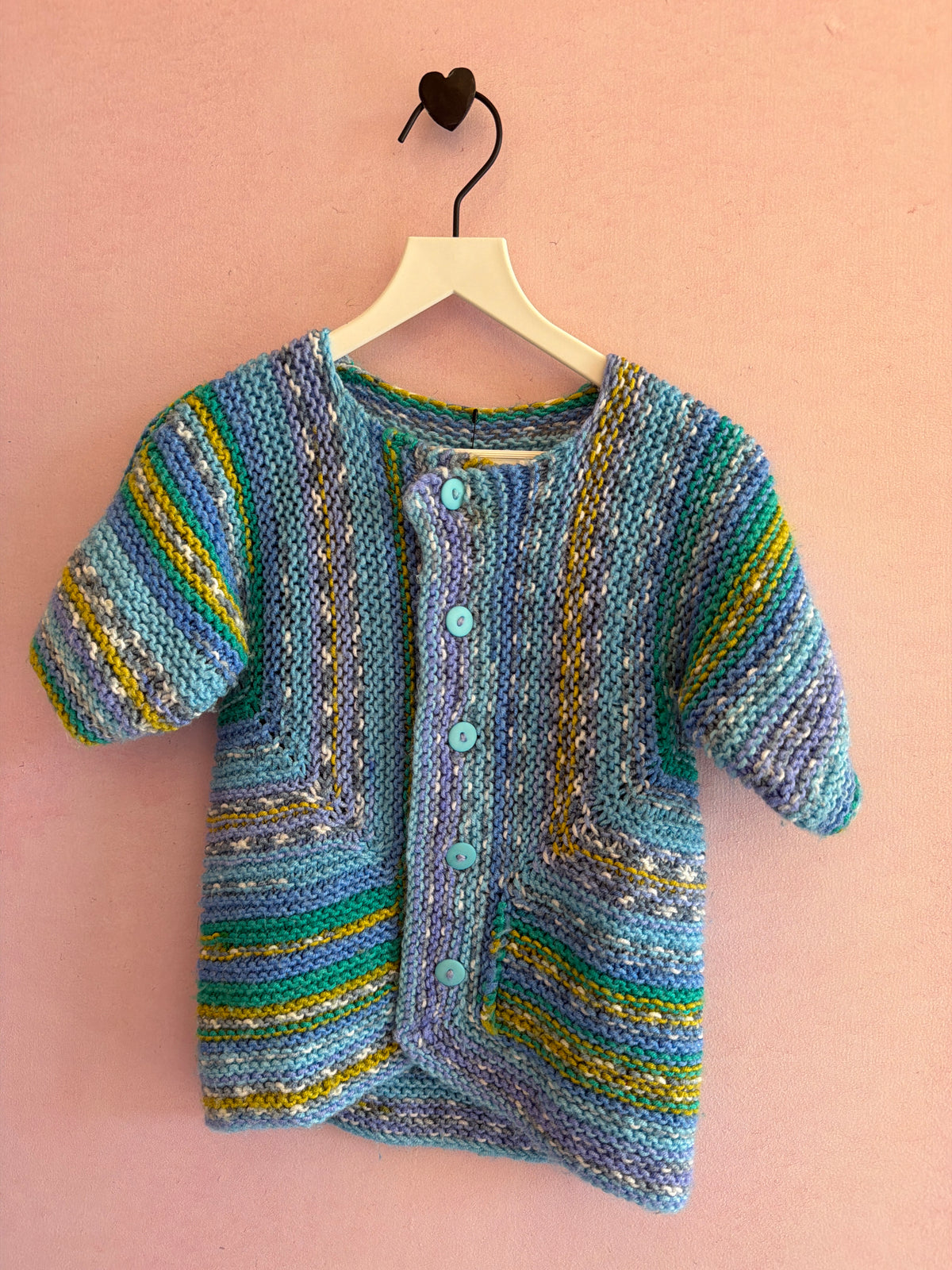 vintage Blues Square Sweater / 2T