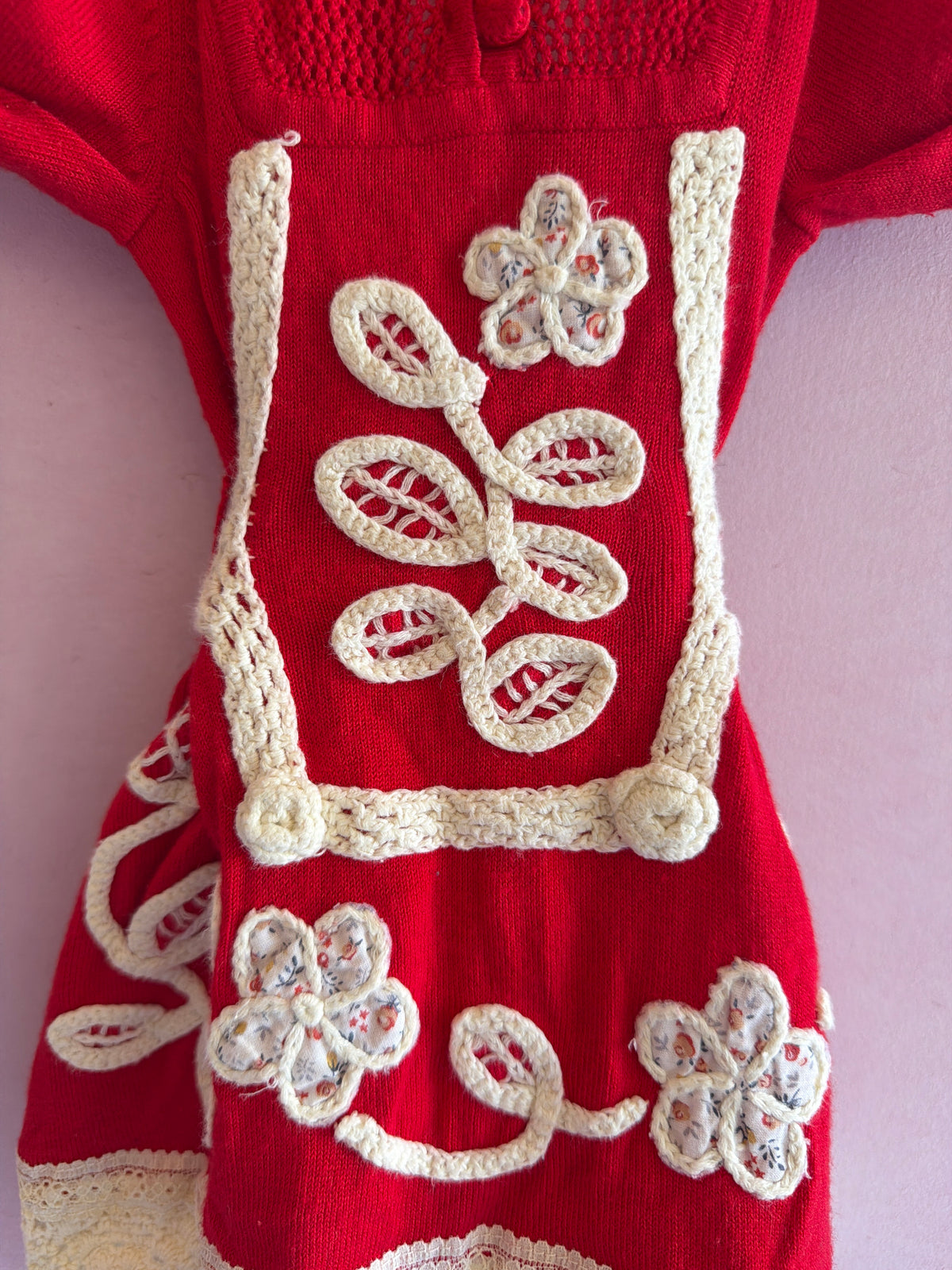 Lia Molly Crochet Detail Dress / 6-12 months