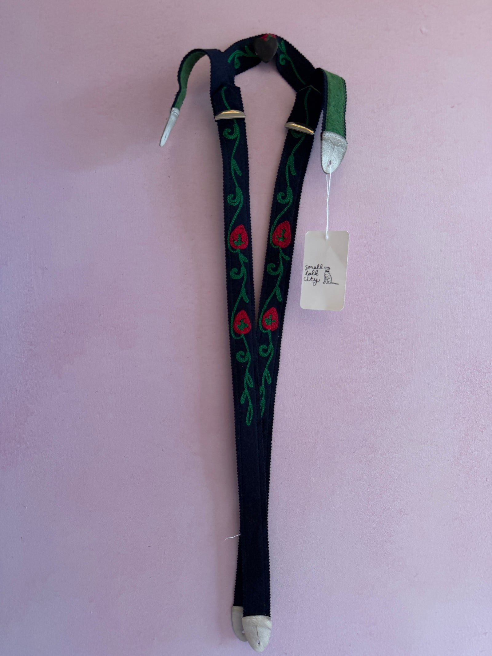 vintage handmade suspenders
