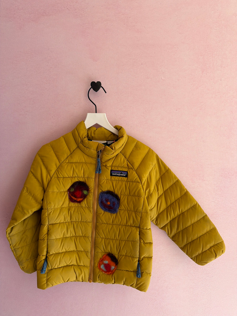 Knight x Patagonia Mustard Faces Puffer / 2T