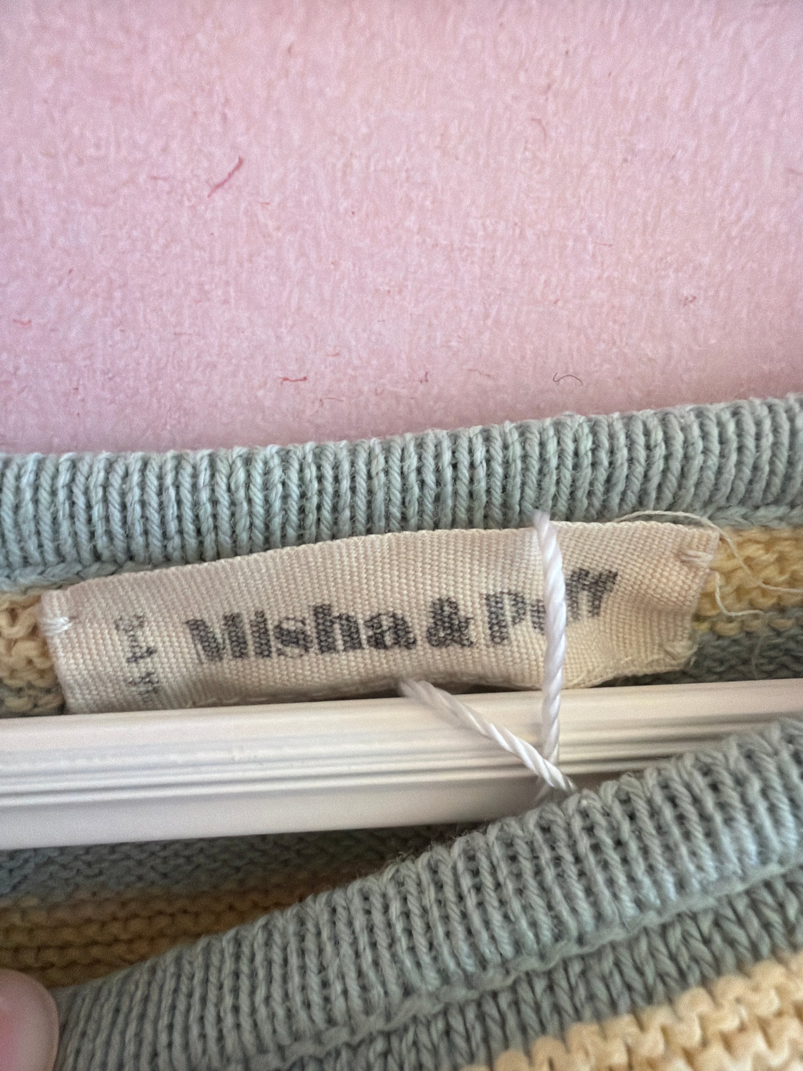 Misha & Puff Blue and Yellow Stripe Knit Top / 3-4 (as is)