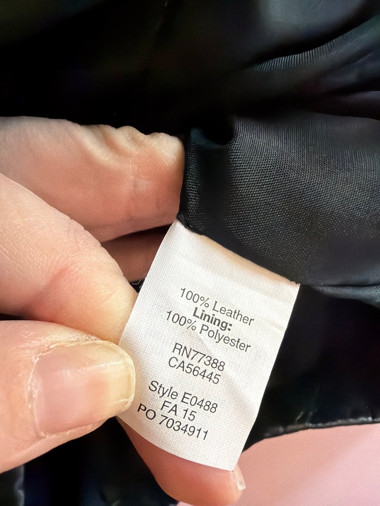 Madewell Black Leather Motorcycle Bomber Jacket / Women's Small