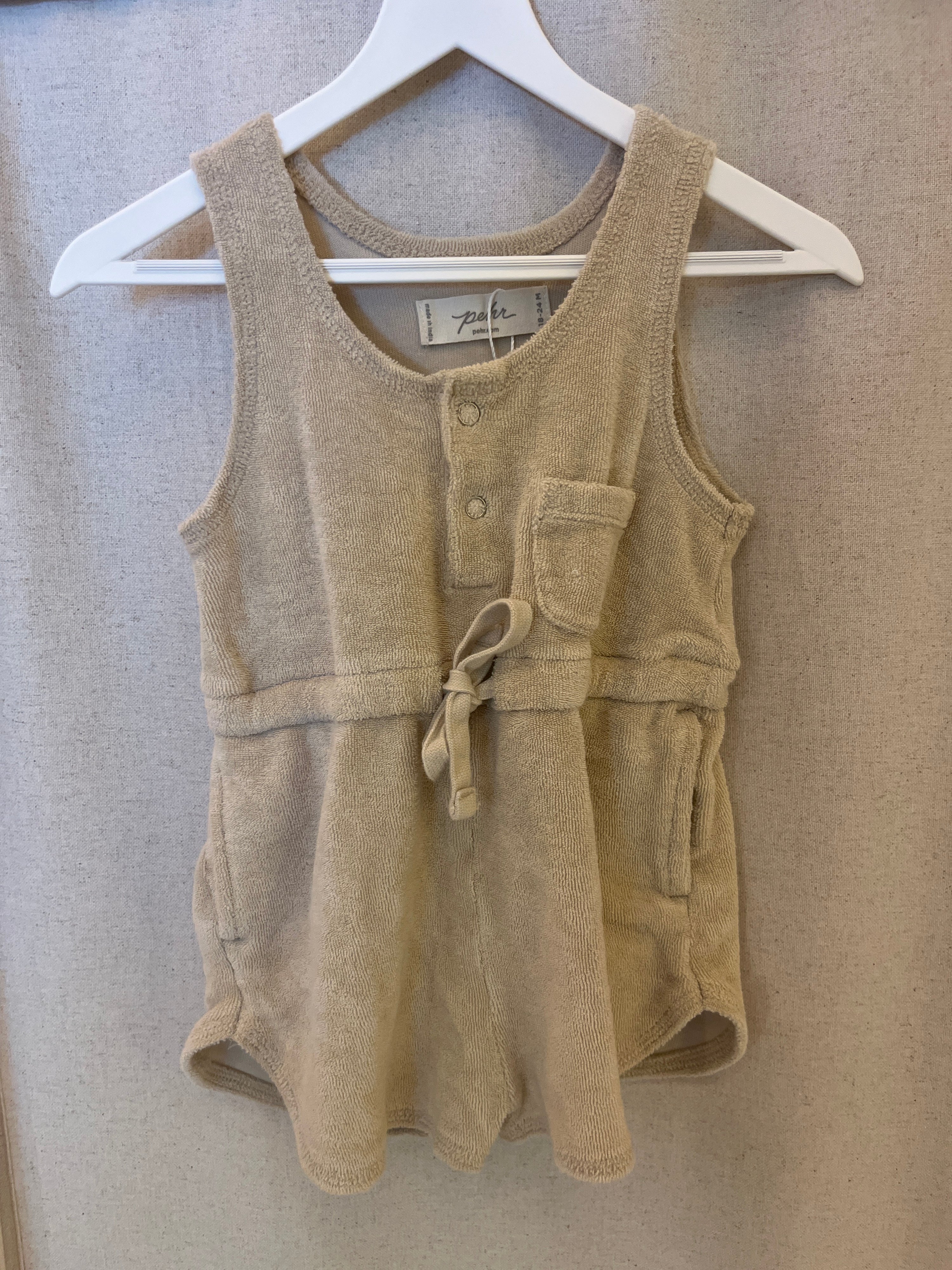 Pehr tan terry Jumpsuit / 18 Months