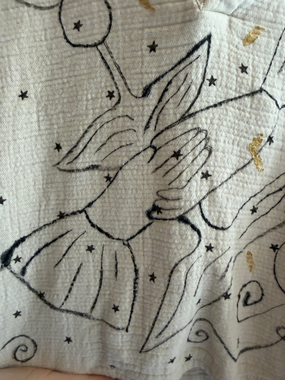 Quincy Mae Muslin Stars 2 Piece Set / 2-3