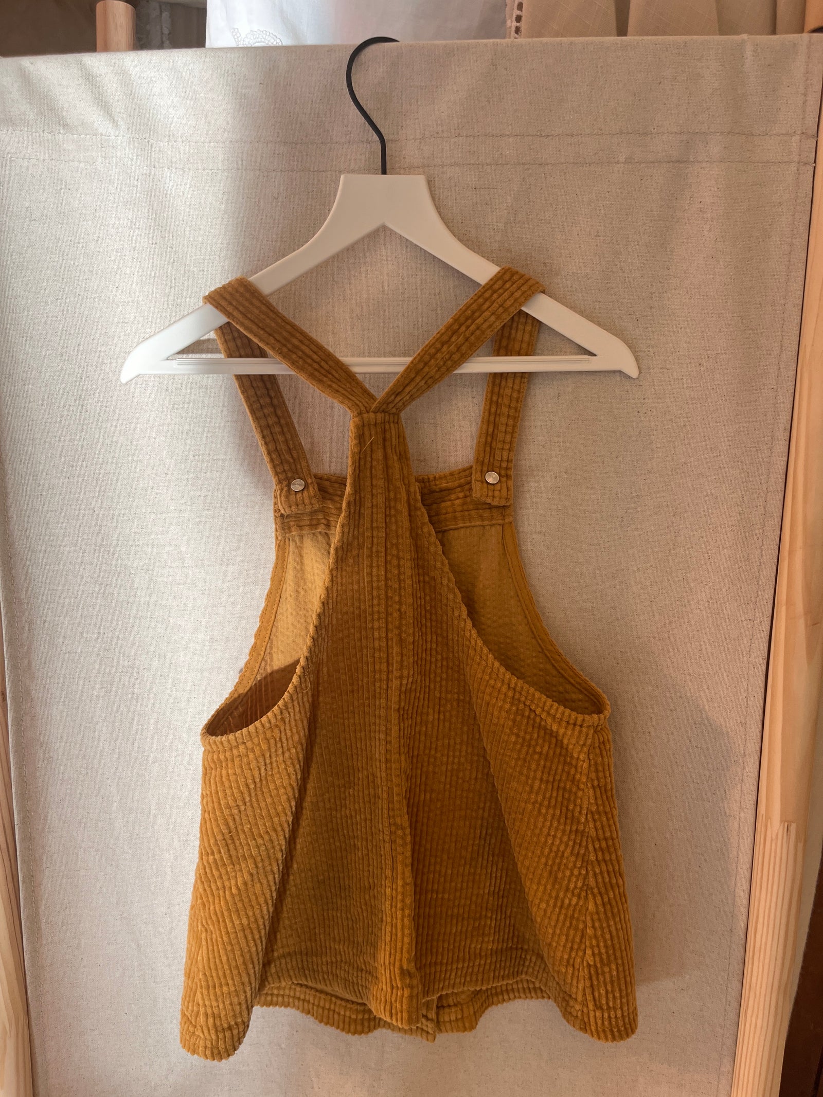 Max Studio Umber Cord Pinafore Dress / 2T
