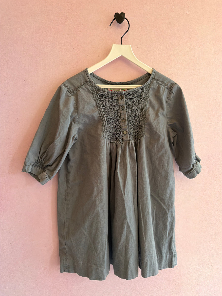 Bonpoint Periwinkle Blue Hand Smocked Dress / 6