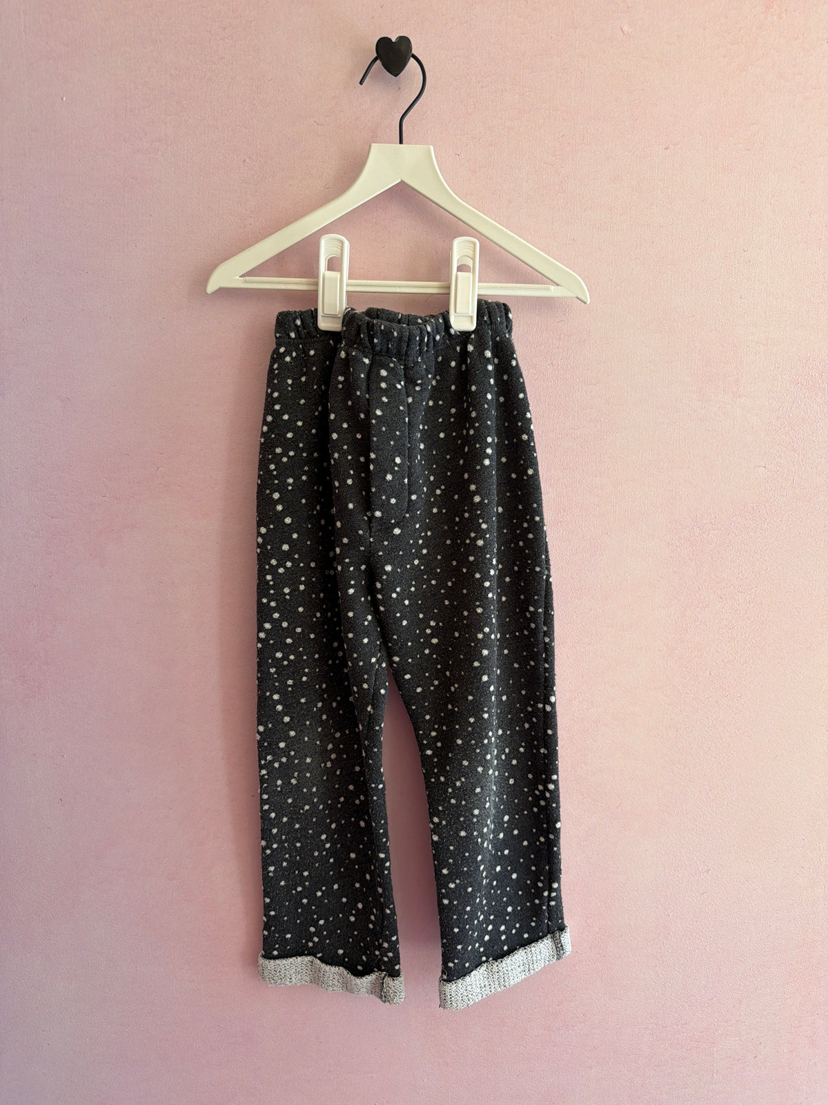 Chaboukie Gray with White Polka Dots Sweatpants / 6