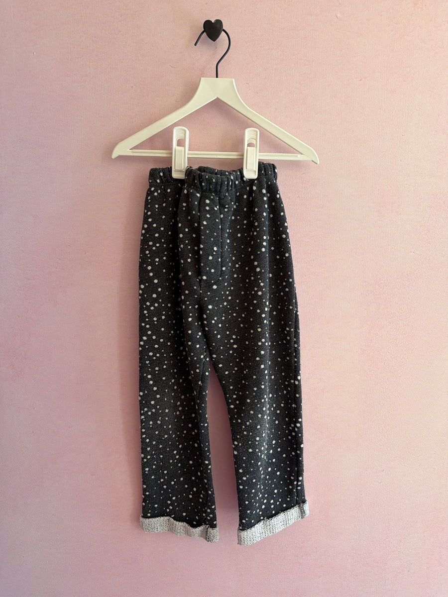 Chaboukie Gray with White Polka Dots Sweatpants / 6