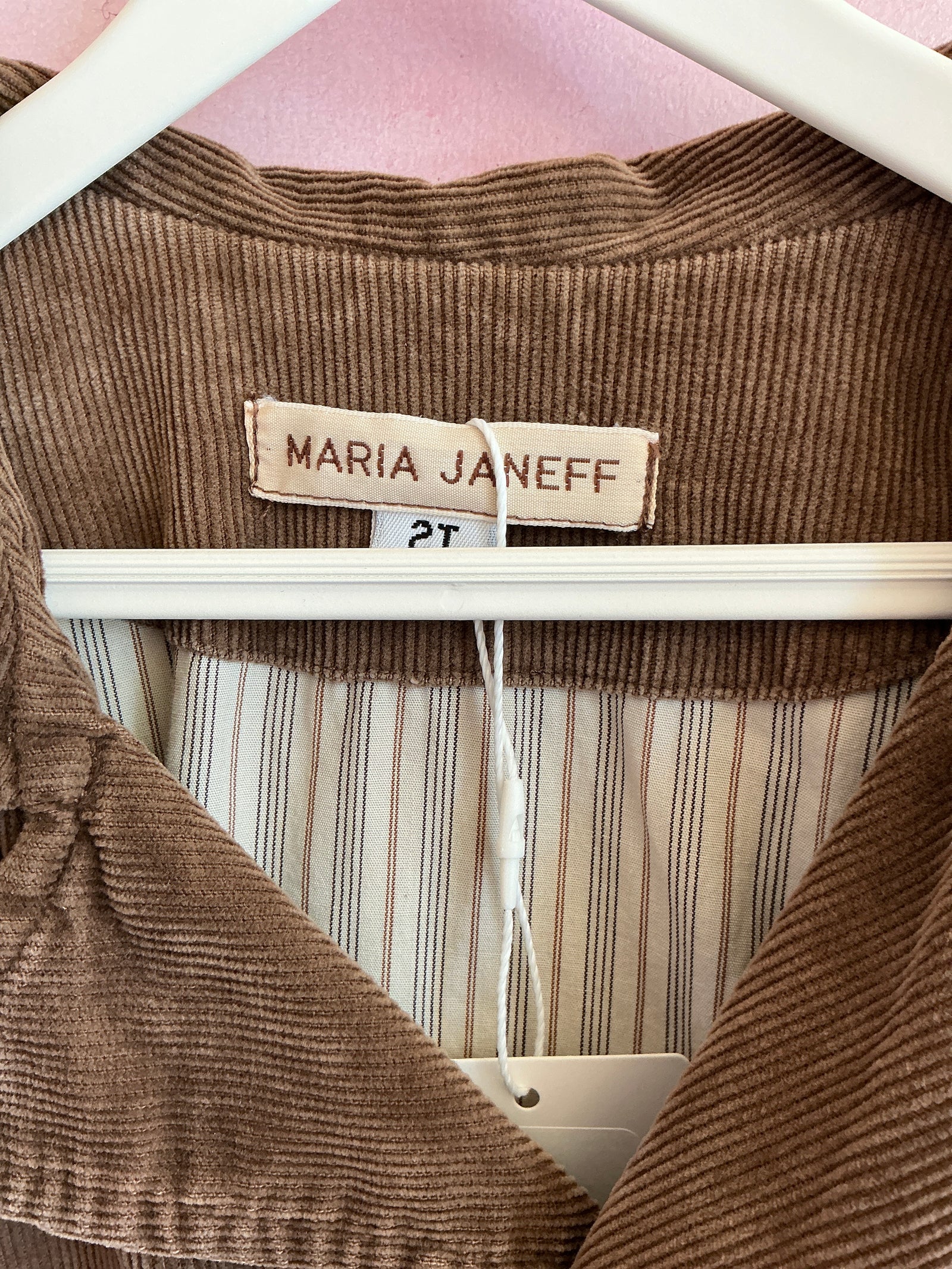 Maria Janeff Brown Corduroy Jacket / 2T