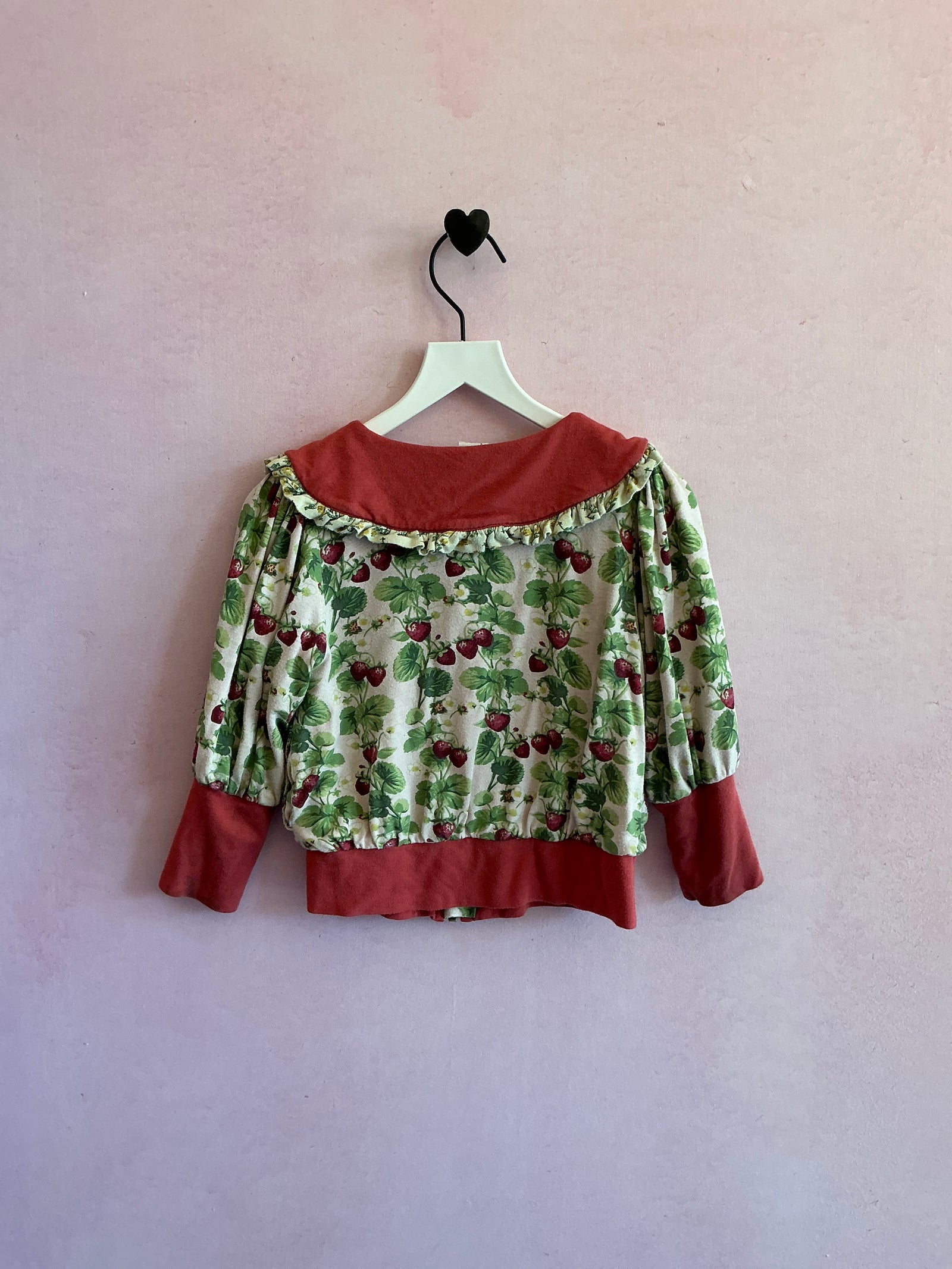 Kate Quinn Organics Strawberry Patch Jacket / 18-24 months