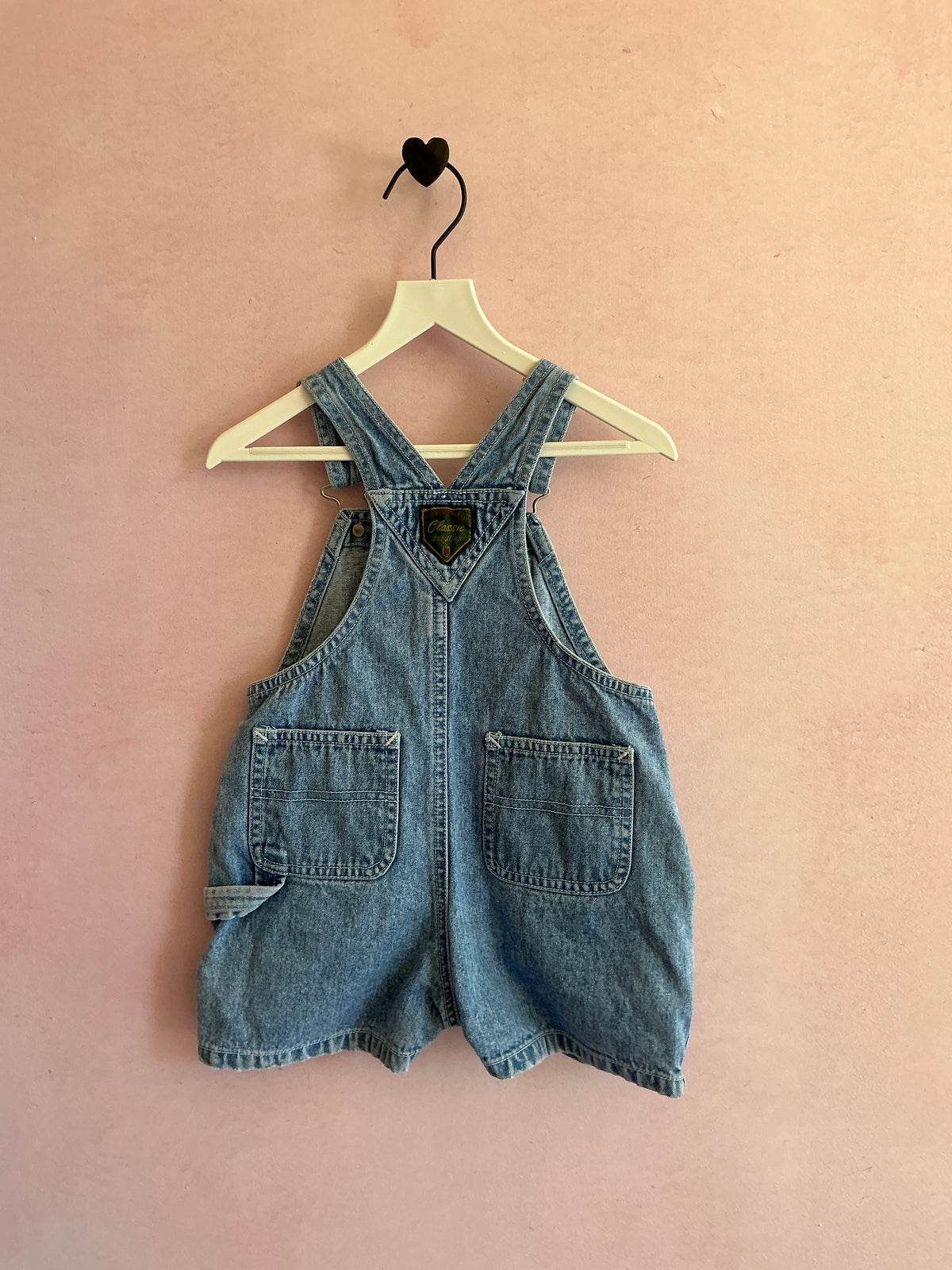 vintage baby gap overall shorts  / 6-12 months