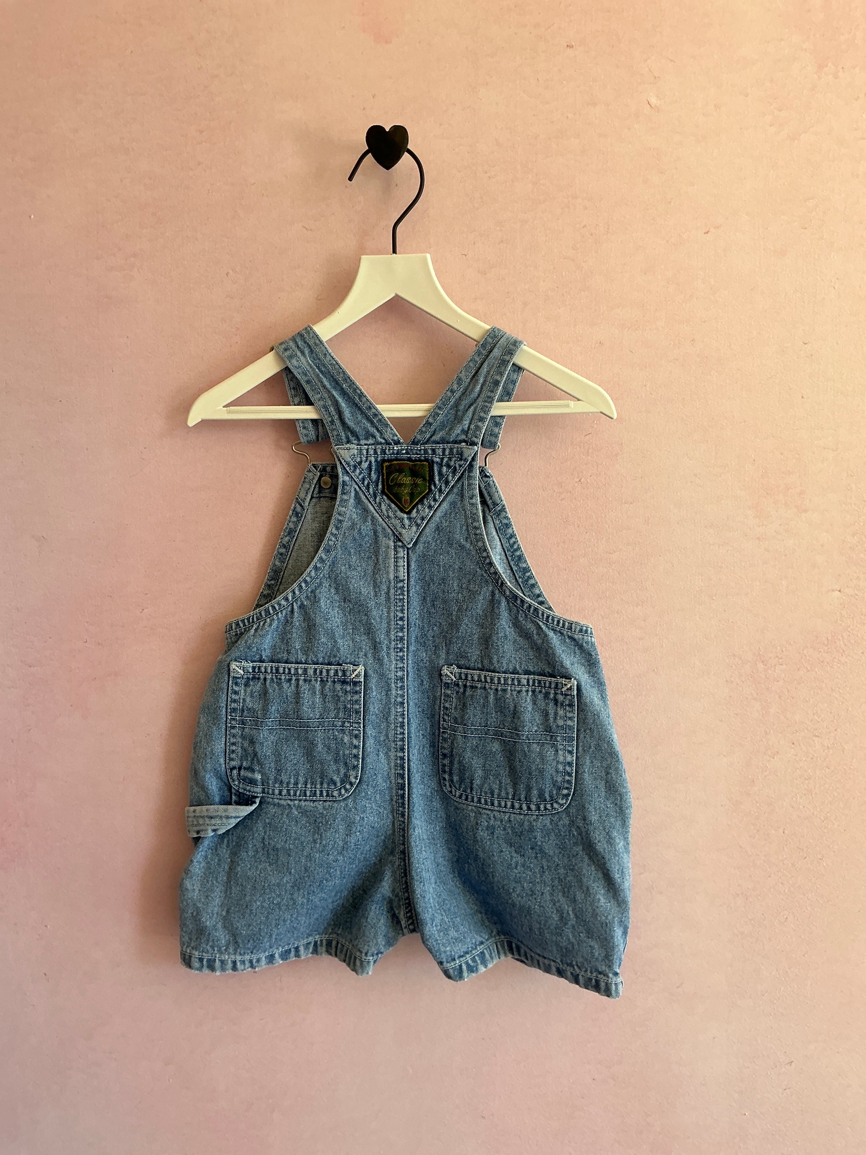 vintage baby gap overall shorts  / 6-12 months