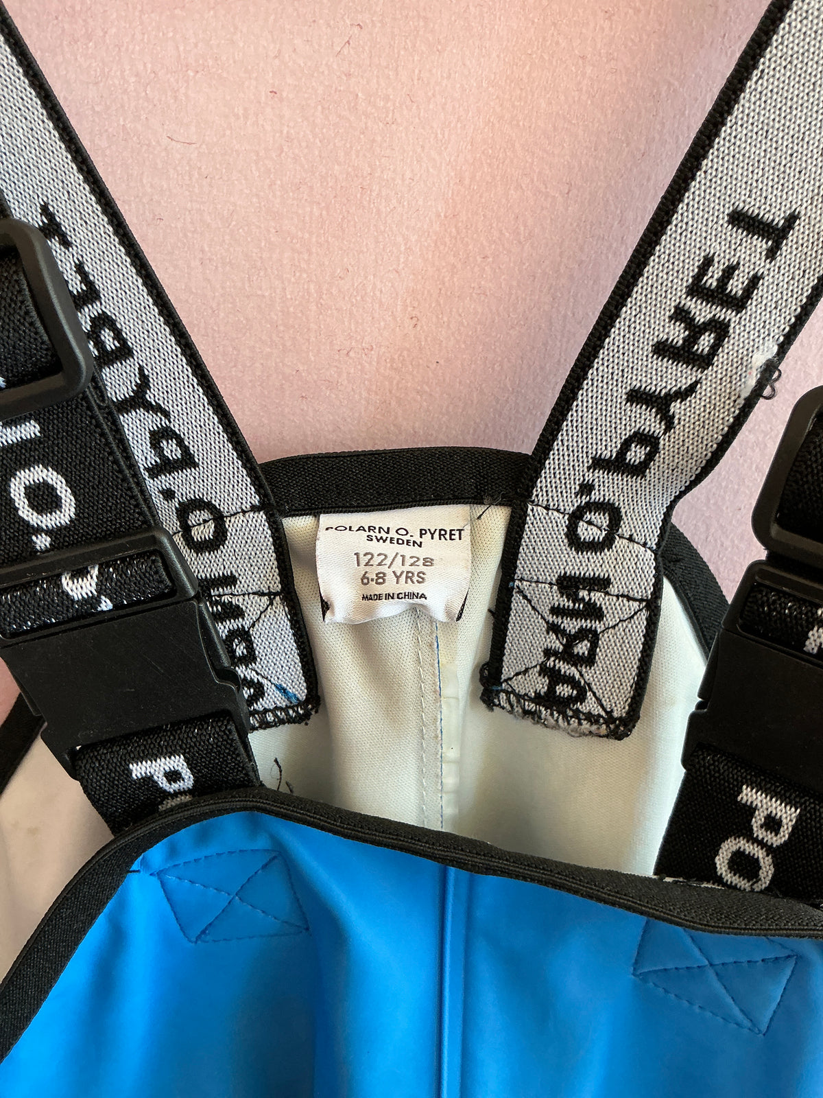 Polarn O. Pyret Blue Overalls / 6-8 years