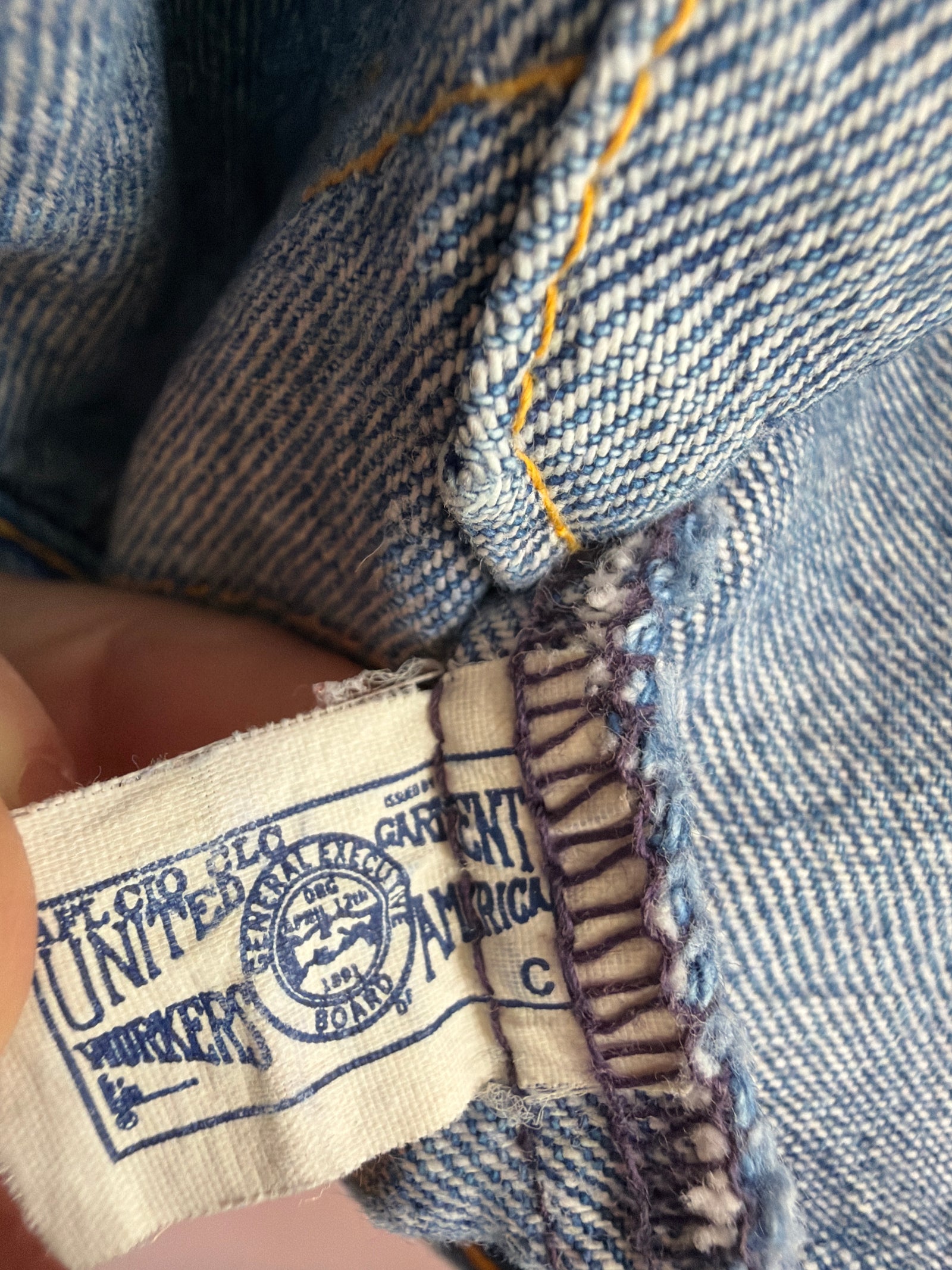 vintage union made Oshkosh Blue Jacket / 2T