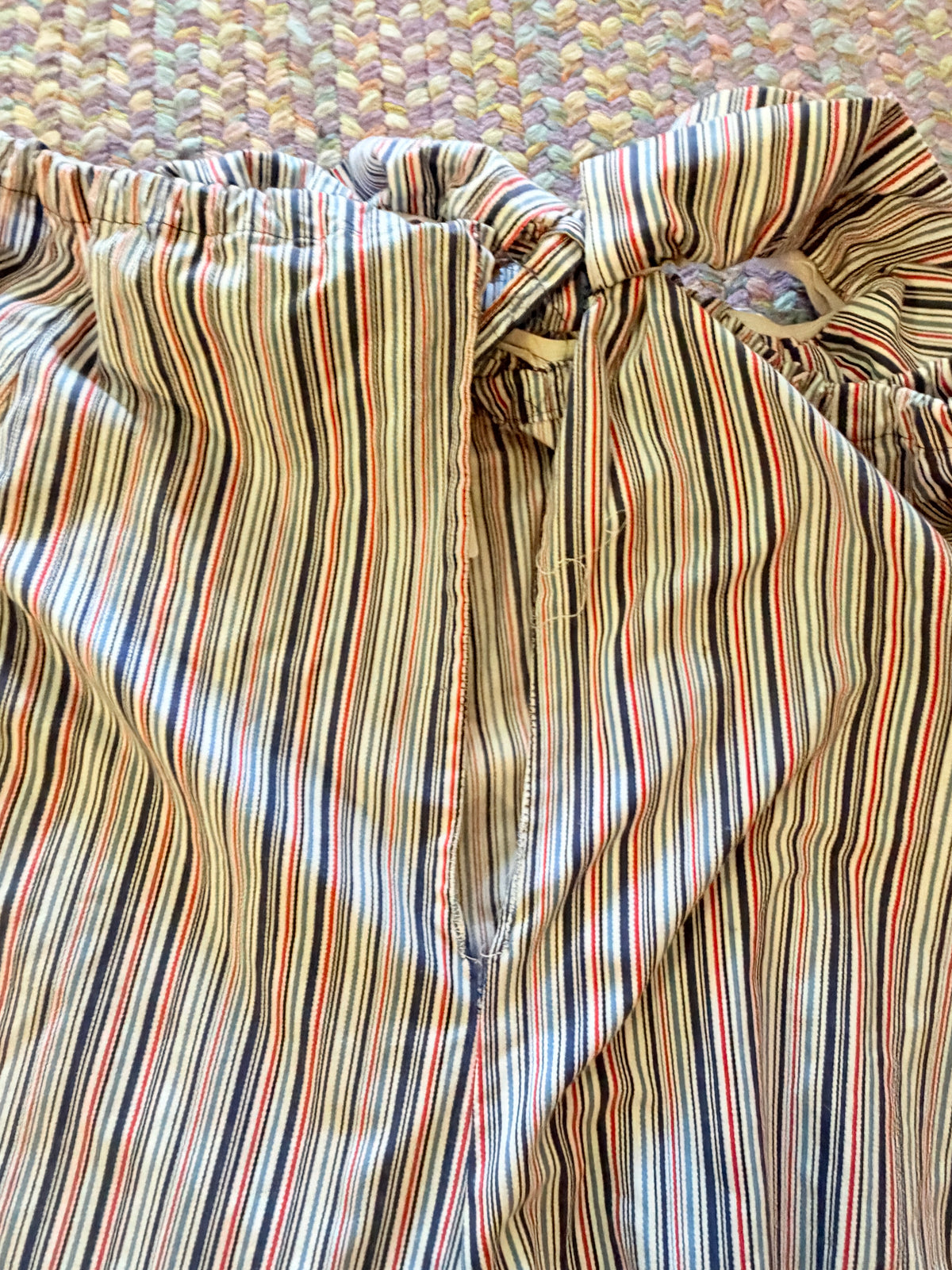 Kids Handmade Vintage Clown Costume / L