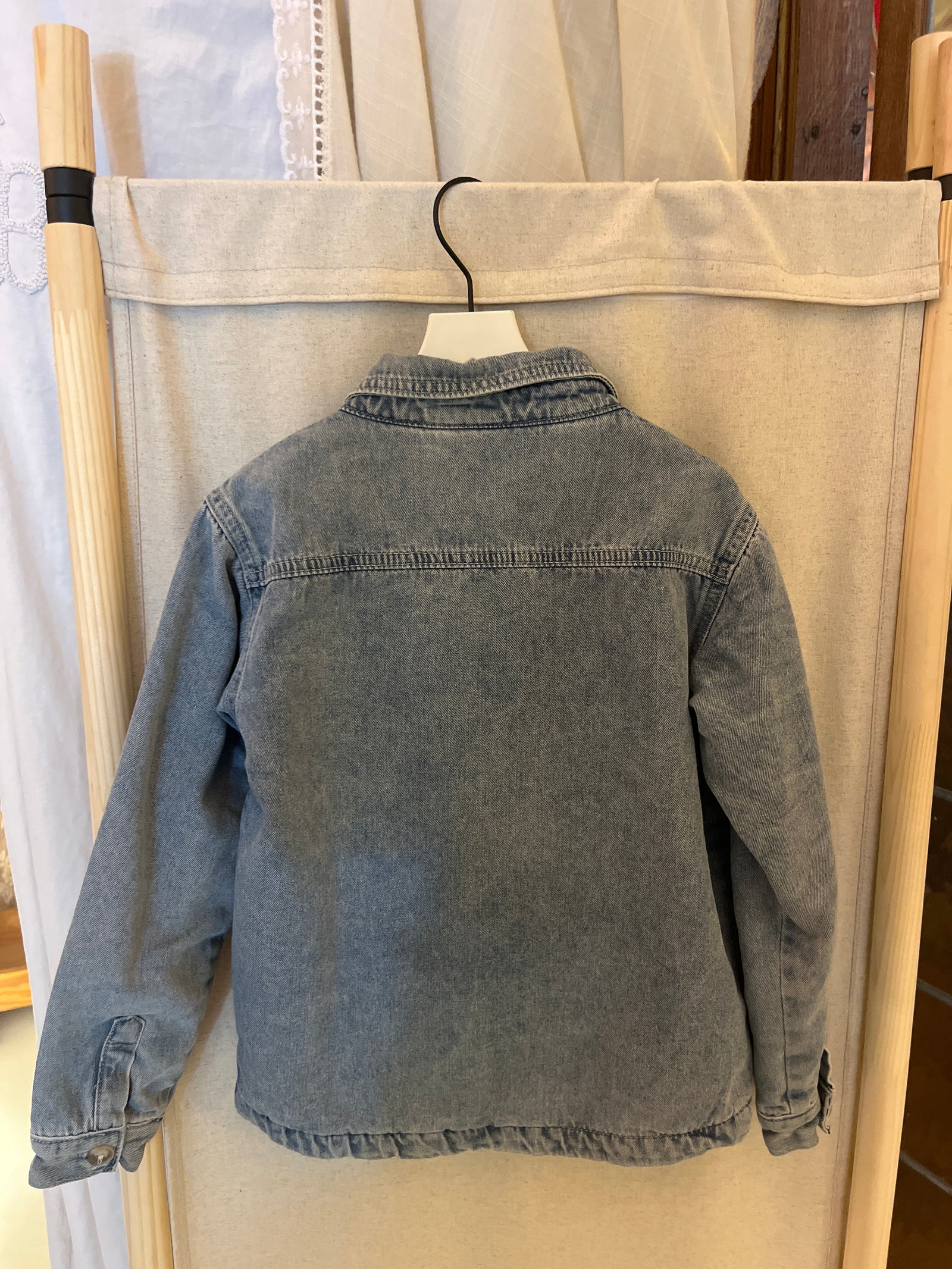 Little Bipsy rainbow patch denim Jacket / 5-6