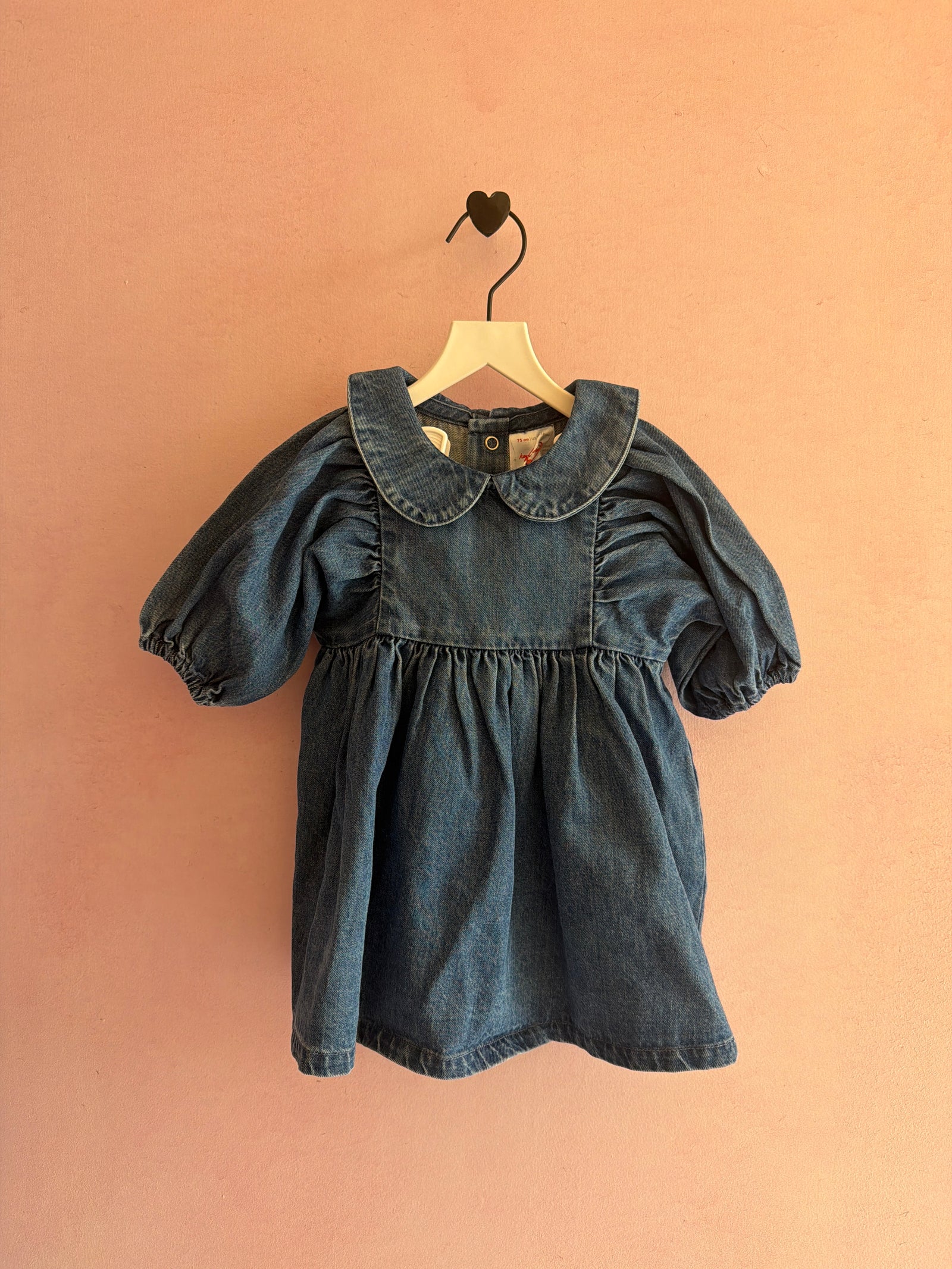Hanna Andersson Chambray Dress / 12-18 months