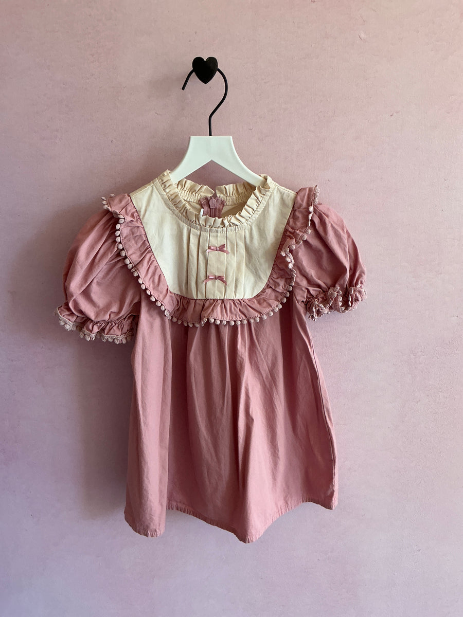 Cozy Cub Pink and Cream Princess Dress / 2-3 Years
