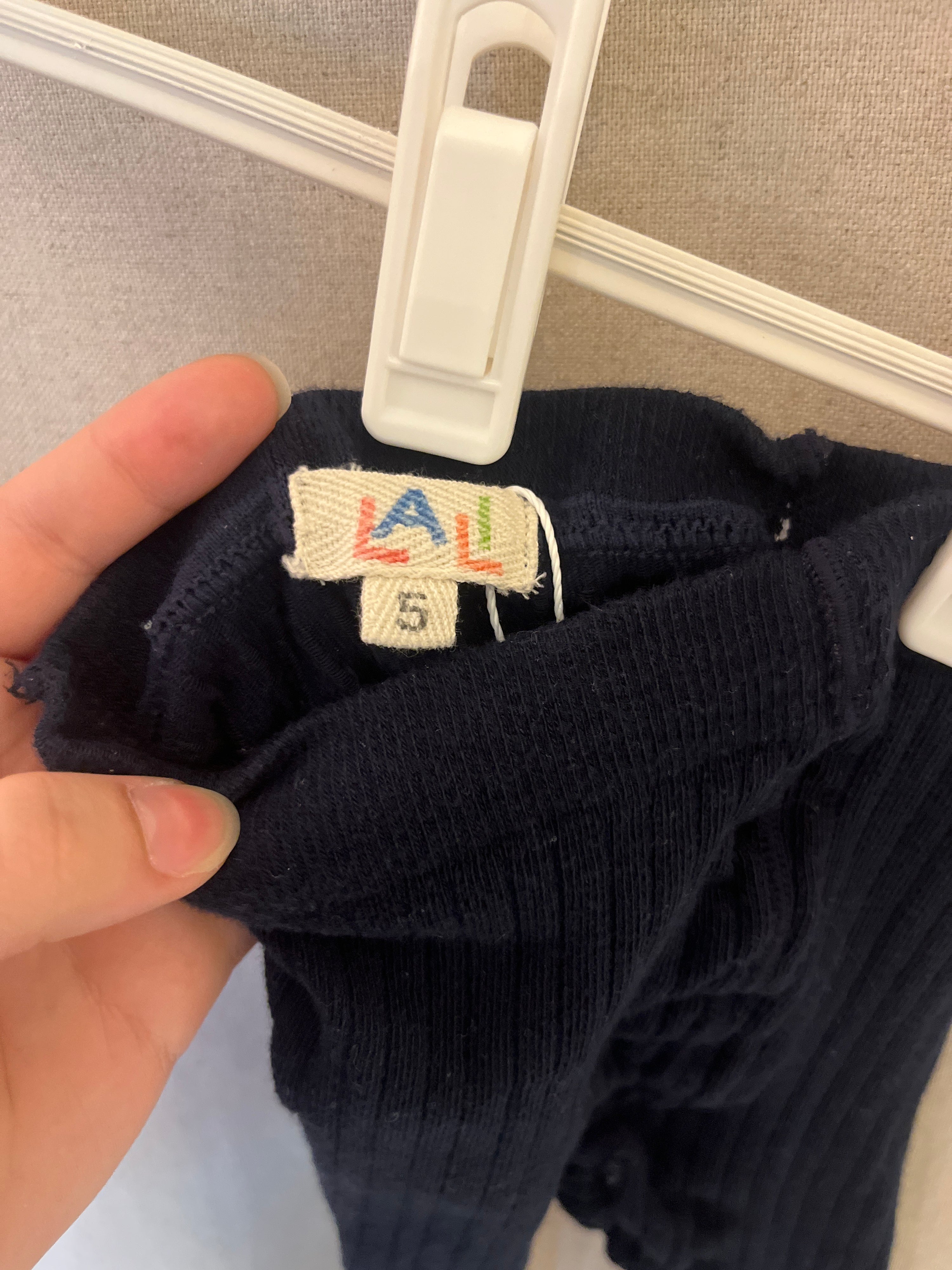 lali navy ribbed tights / 5