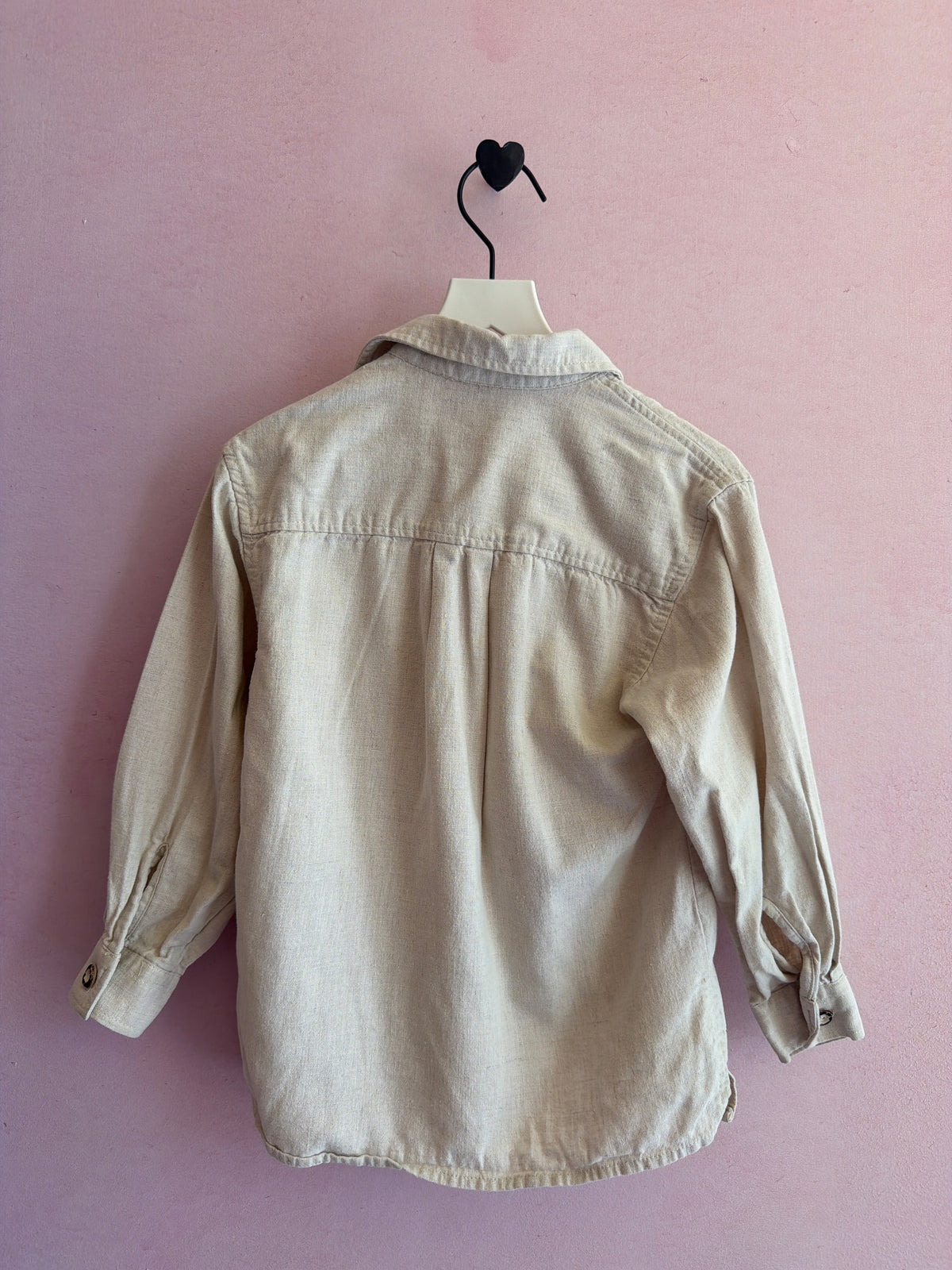 vintage German St. Peter natural Trachten Shirt / 5