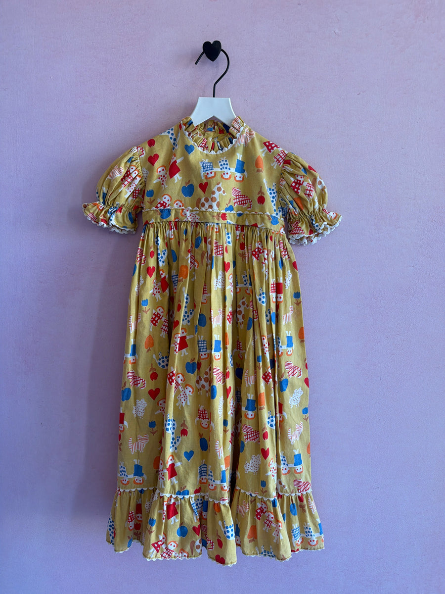 vintage Children Together Farm House Dress / 2T