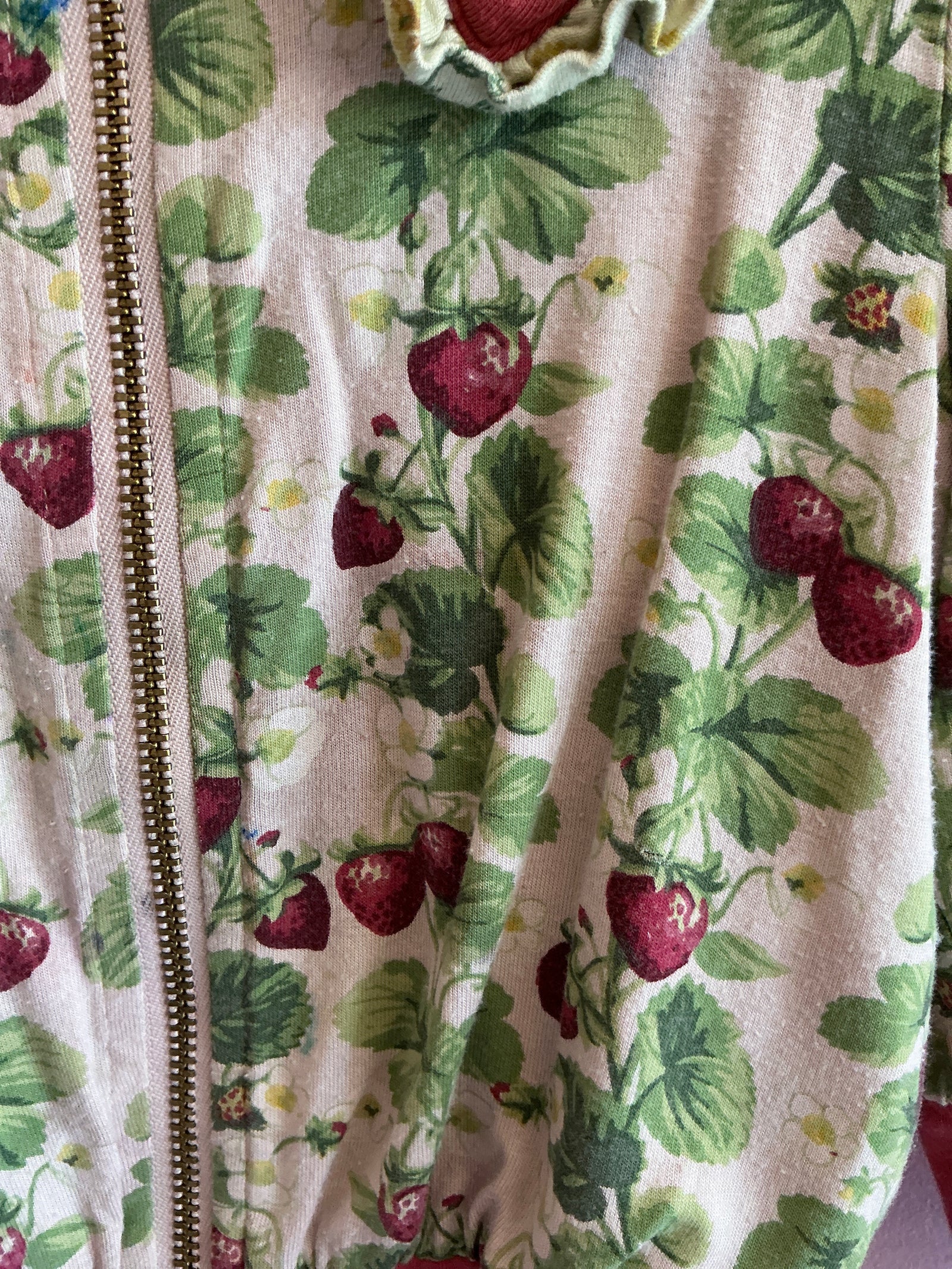 Kate Quinn Organics Strawberry Patch Jacket / 18-24 months
