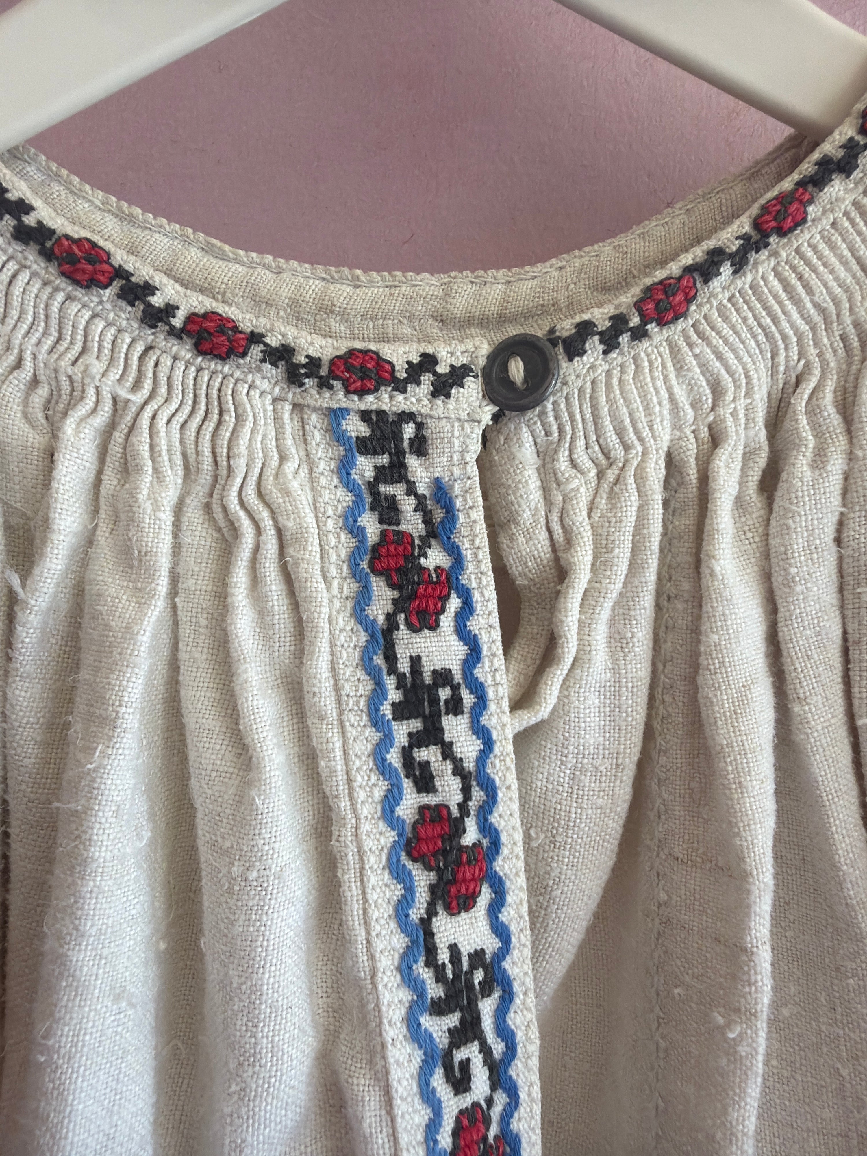 vintage Ukrainian Vyshyvanka Dress / Women's Small