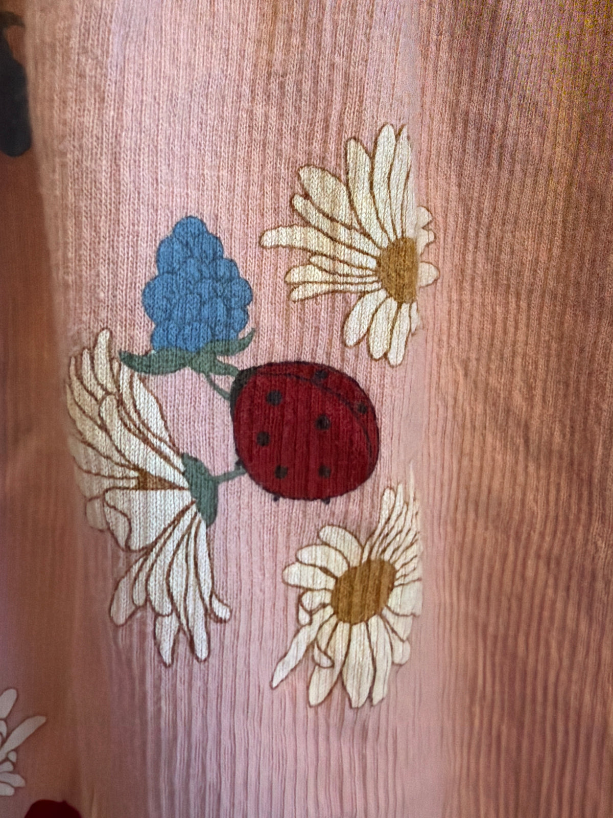 Konges Sløjd Ladybugs on Sunflowers Bubble Romper / 9 months