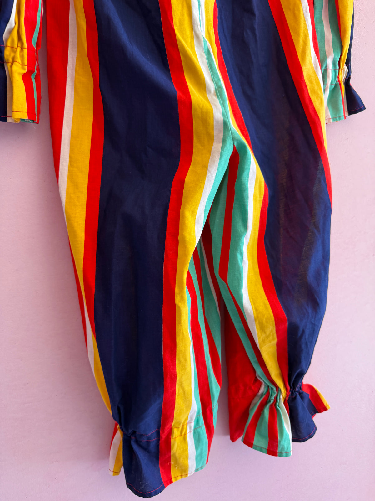 Kids Handmade Vintage Clown Costume / M