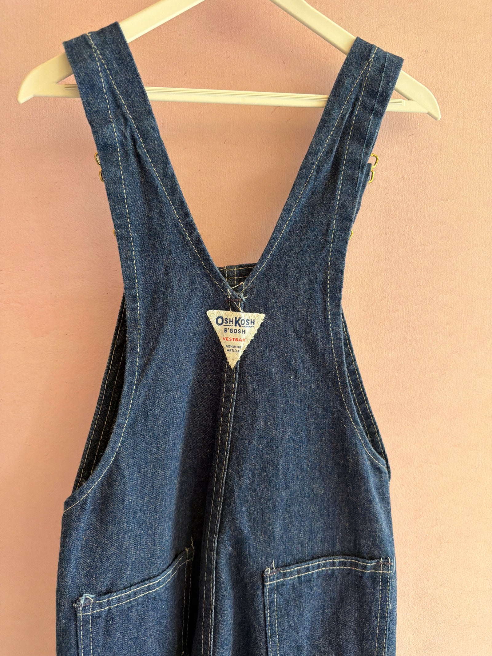 vintage 80s OshKosh B'gosh Dark Blue overalls / 6