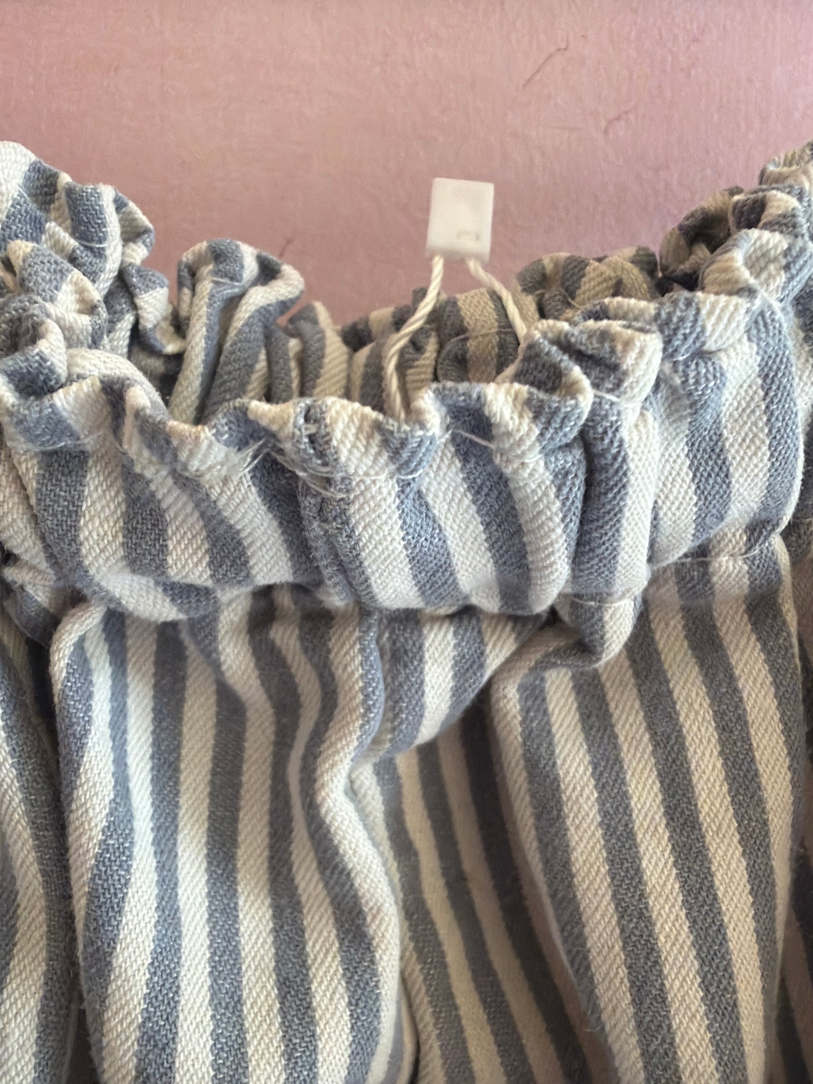 vintage Blue Gray Stripe Shorts / 2T