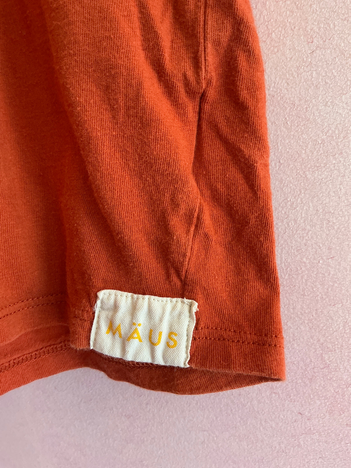 Maus White, Tan, Rust Red Dress / 5T