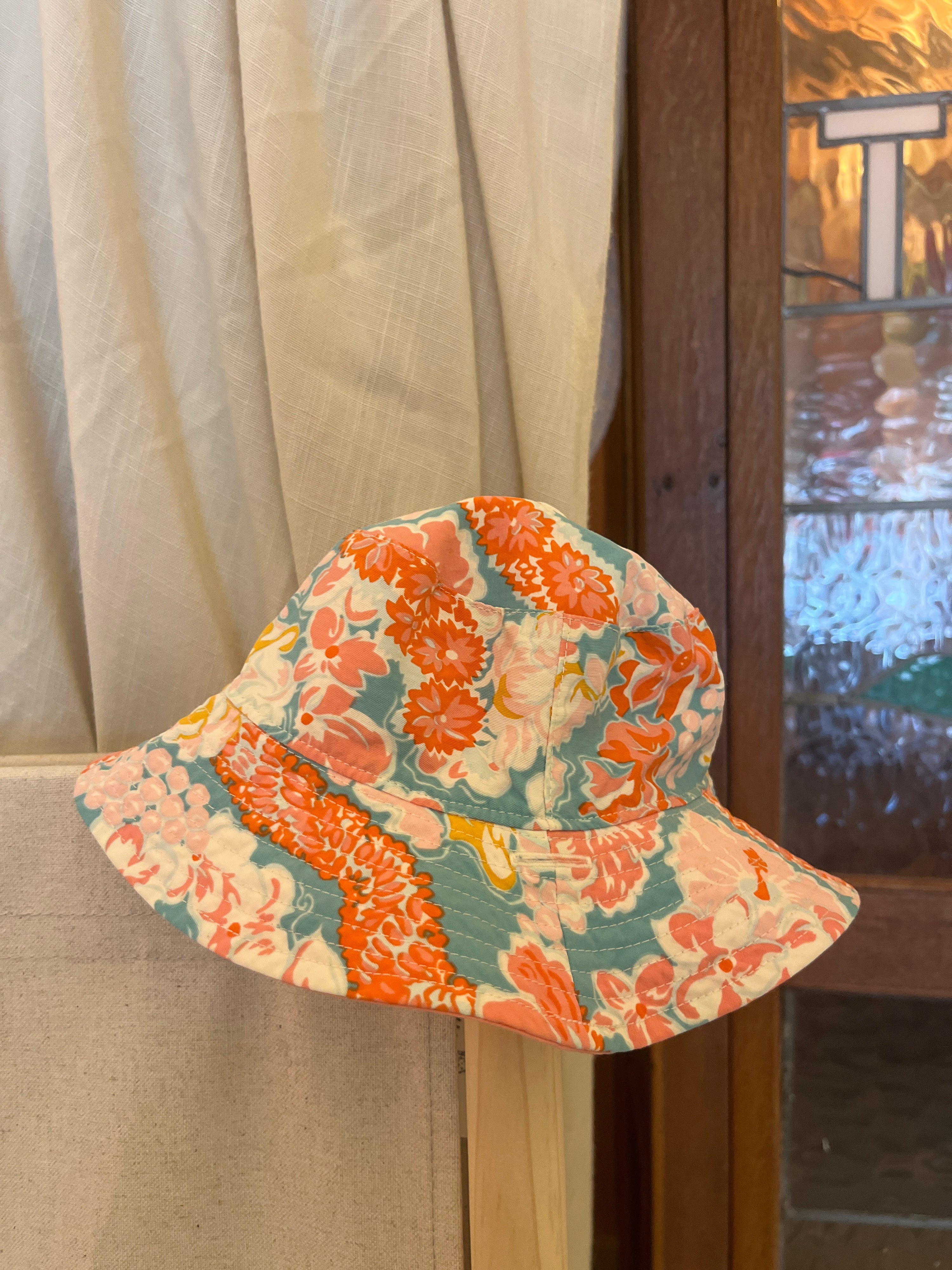 Patagonia Tropical Flower Baby Sun Bucket Hat / 0-12 months