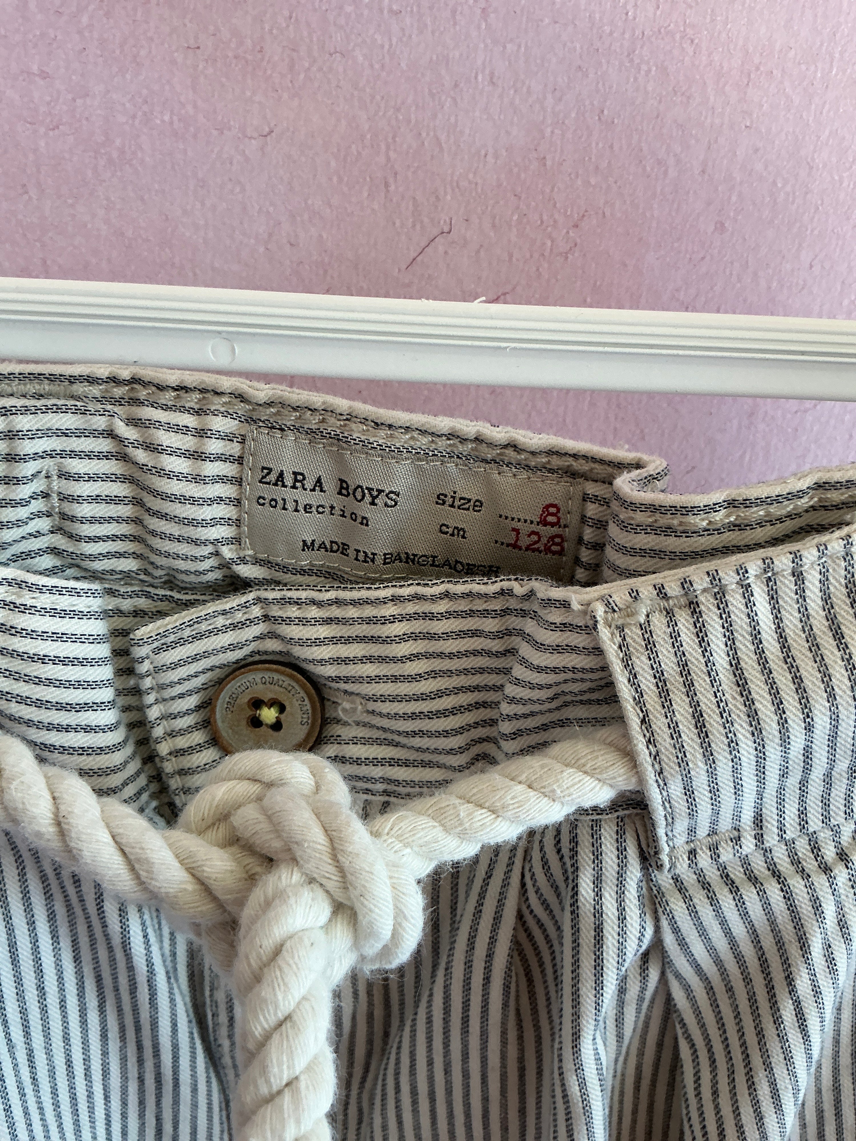Zara gray striped Pants / 8
