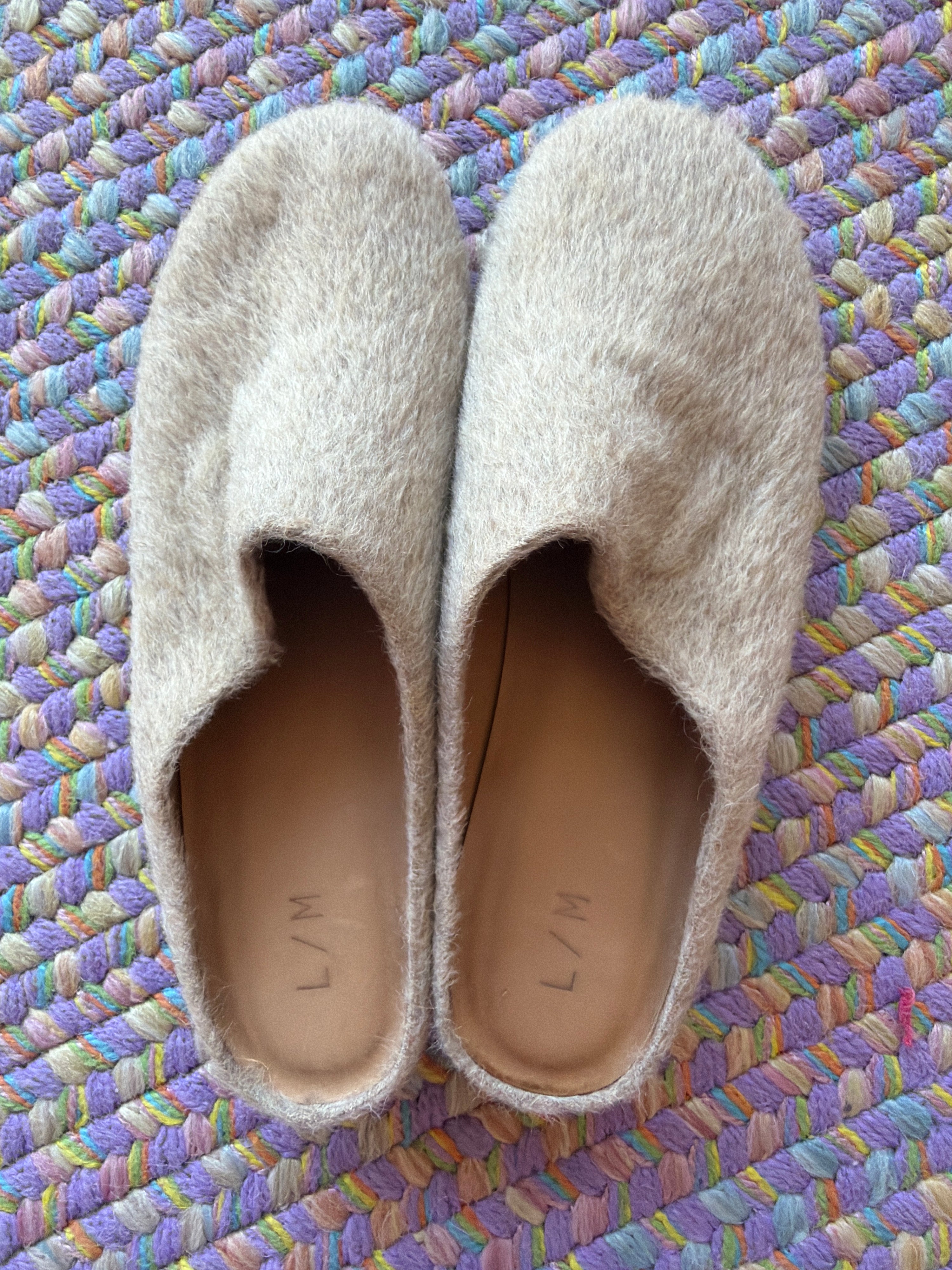 lauren manoogian wool slides shoes / Women's 39 (as is)
