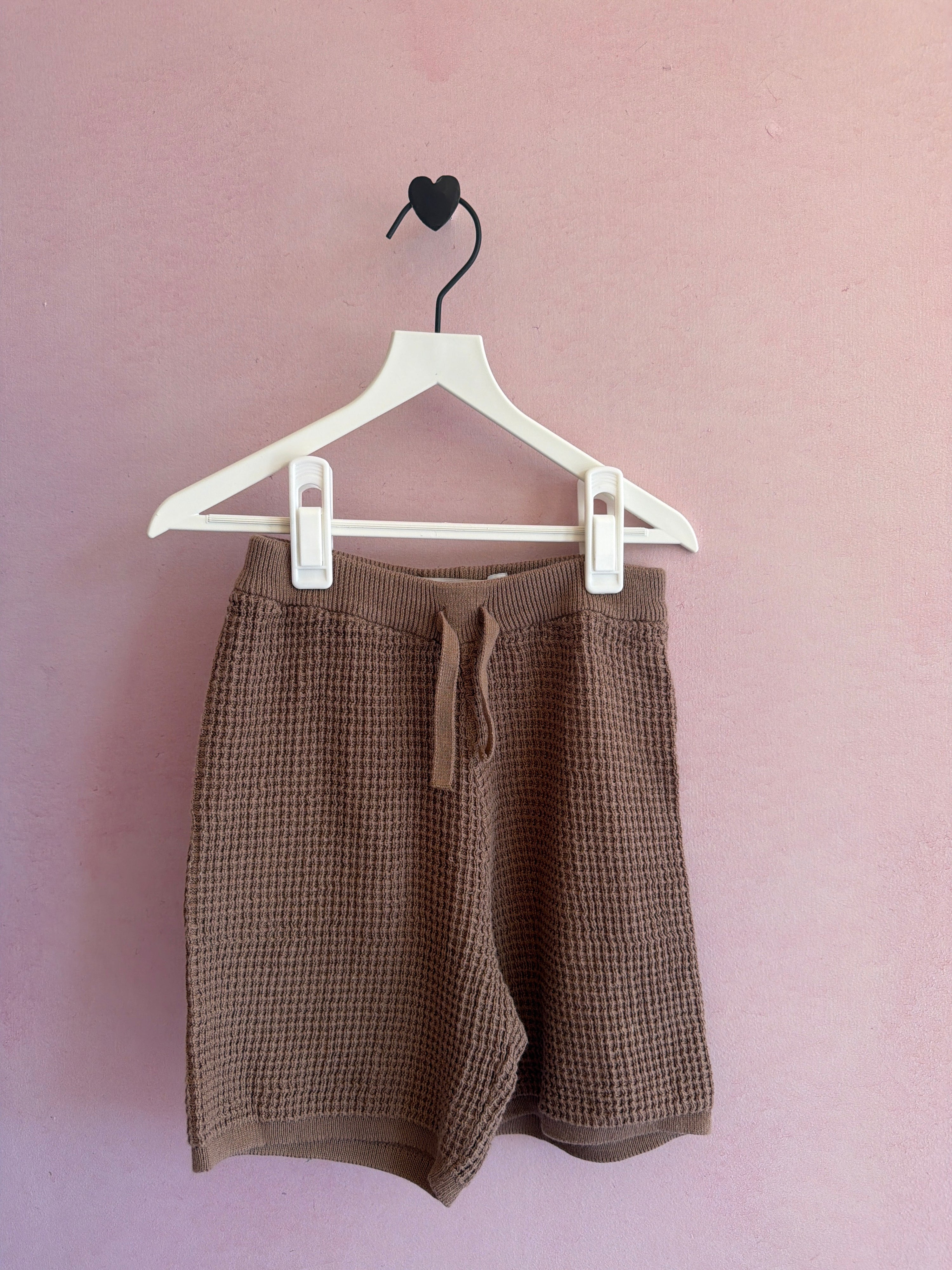 zara waffle knit shorts / 5 (play condition)