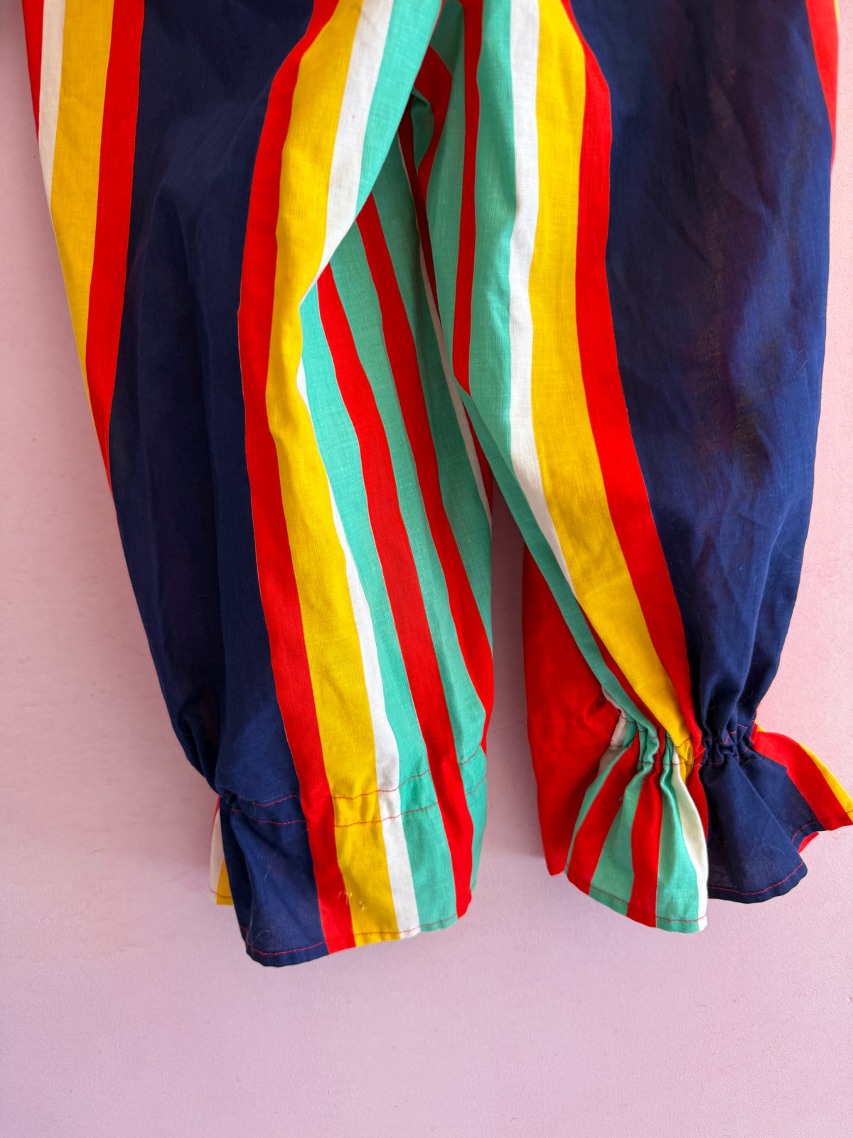 Kids Handmade Vintage Clown Costume / M