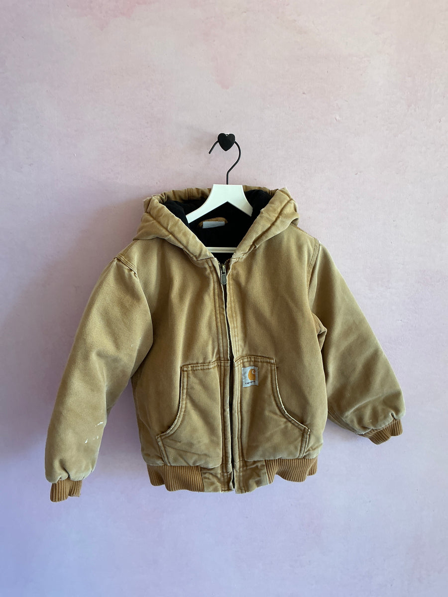 Carhartt Tan Bomber Jacket / 6 (play condition)