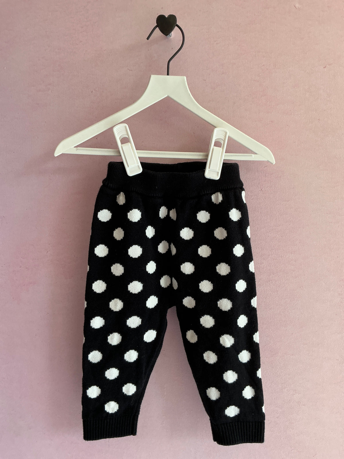 même 100% organic cotton Black Daisy + Dot Set / 6-12 months