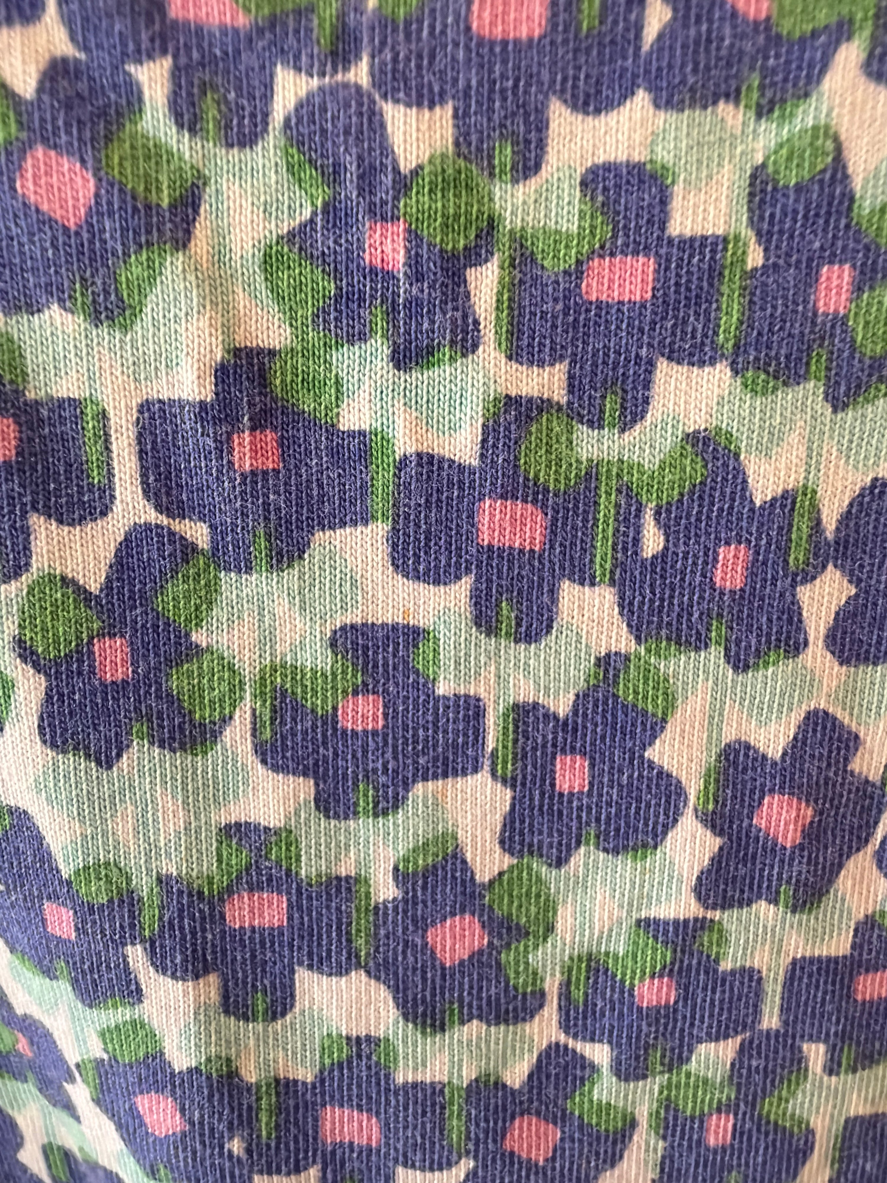 Tea Purple Daisy Pattern Dress / 6