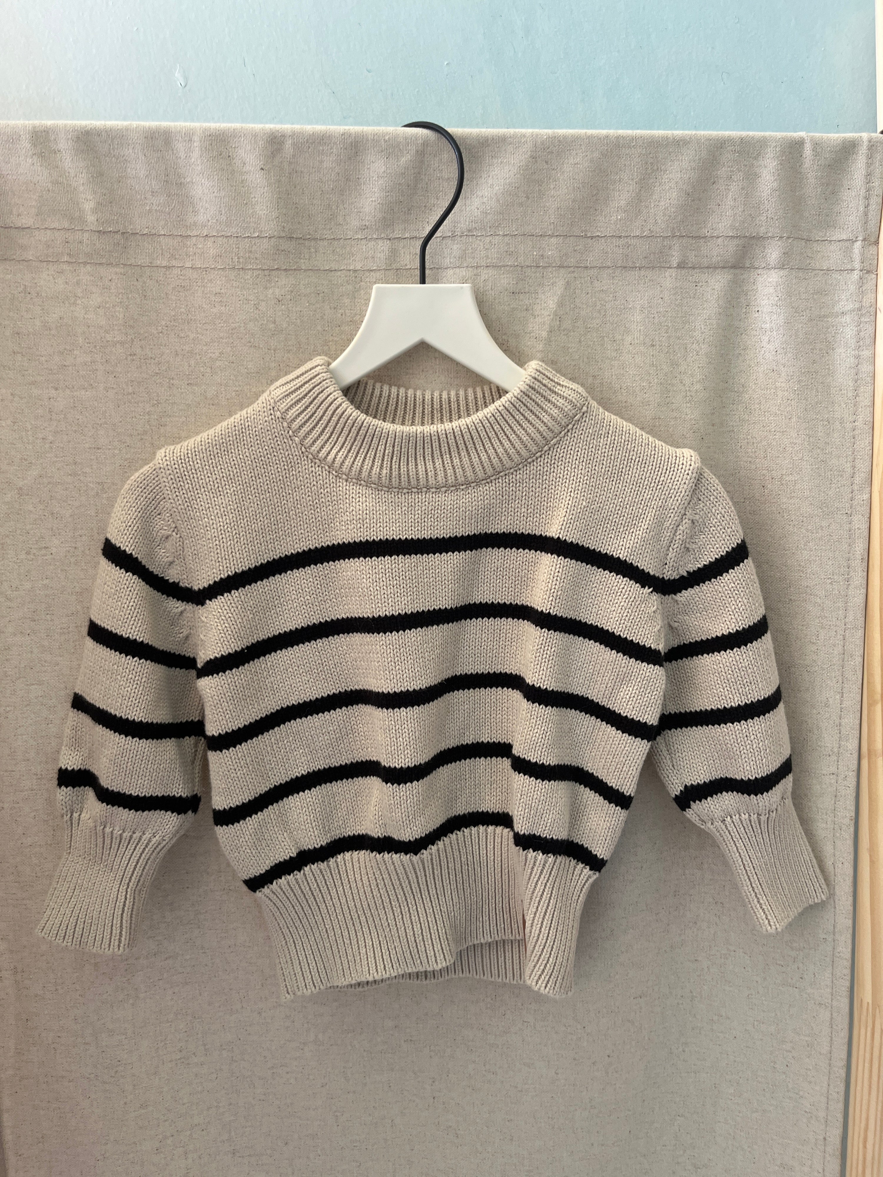 Little Bipsy Knit Pinstripe Sweater / 3-6 months