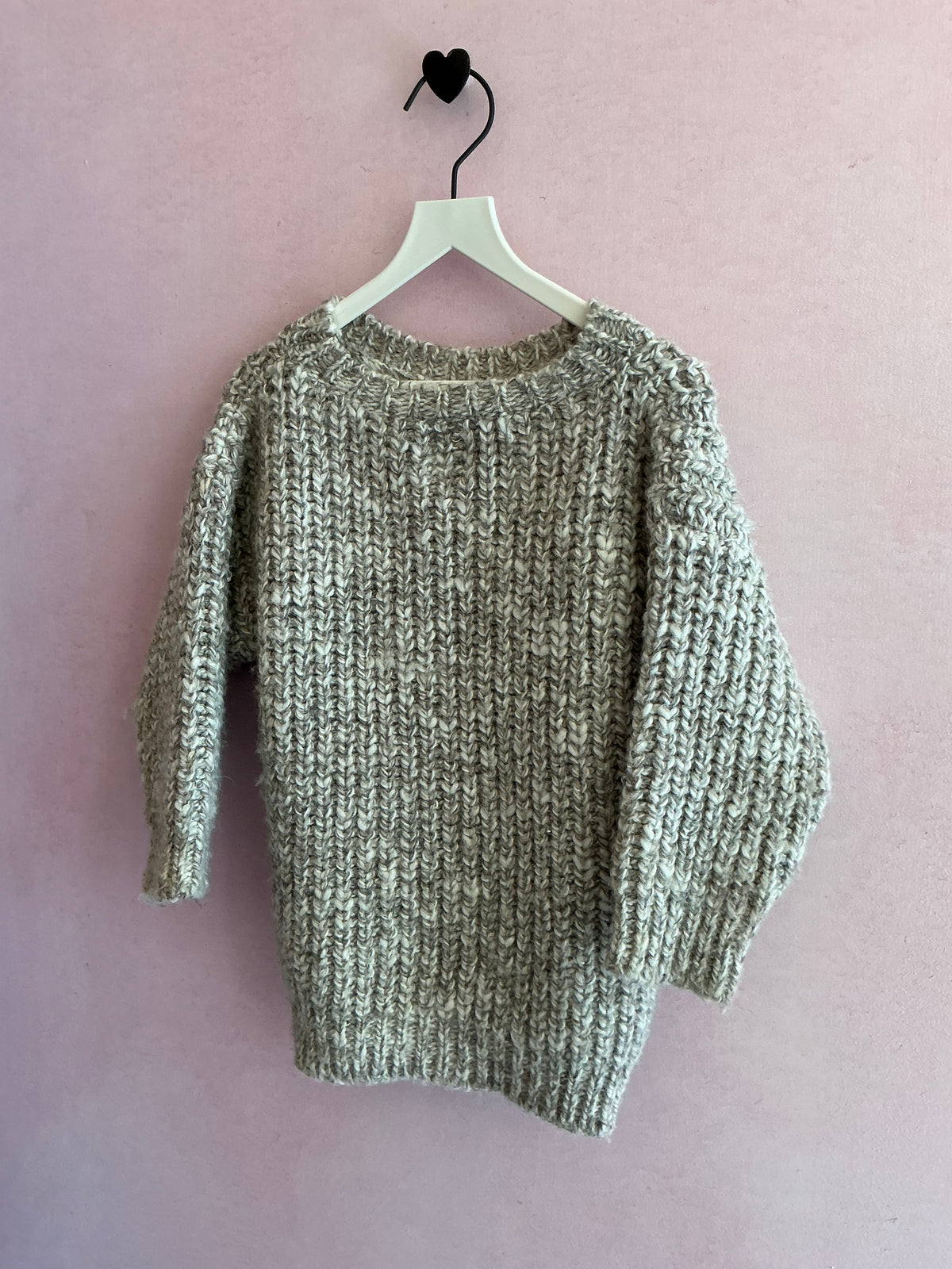 Play Up Gray Knit Sweater / 36 Months