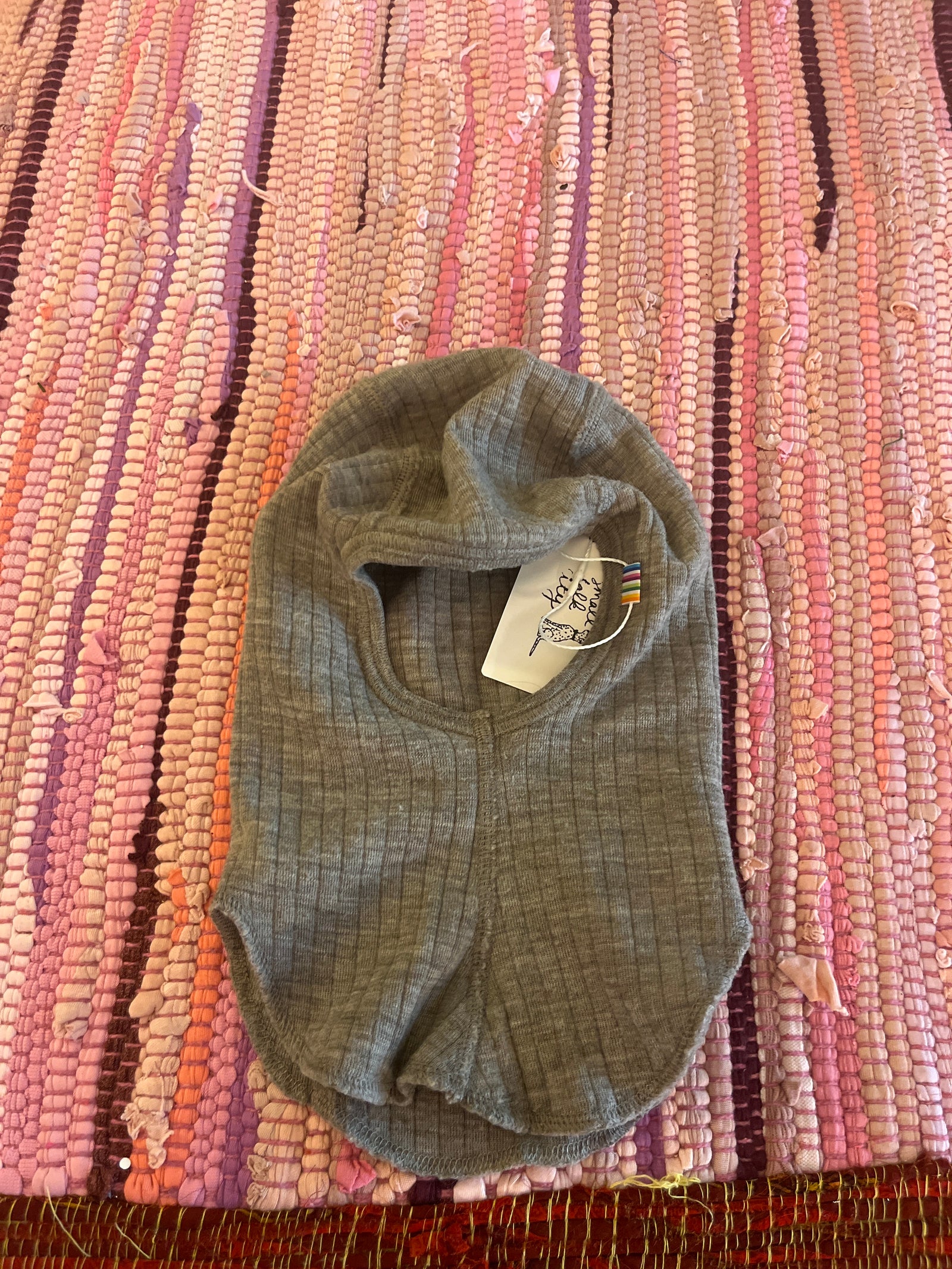 joha Taupe 100% merino wool balaclava / 3-5 Years