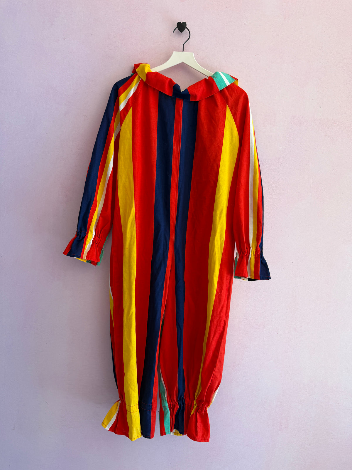 Kids Handmade Vintage Clown Costume / M